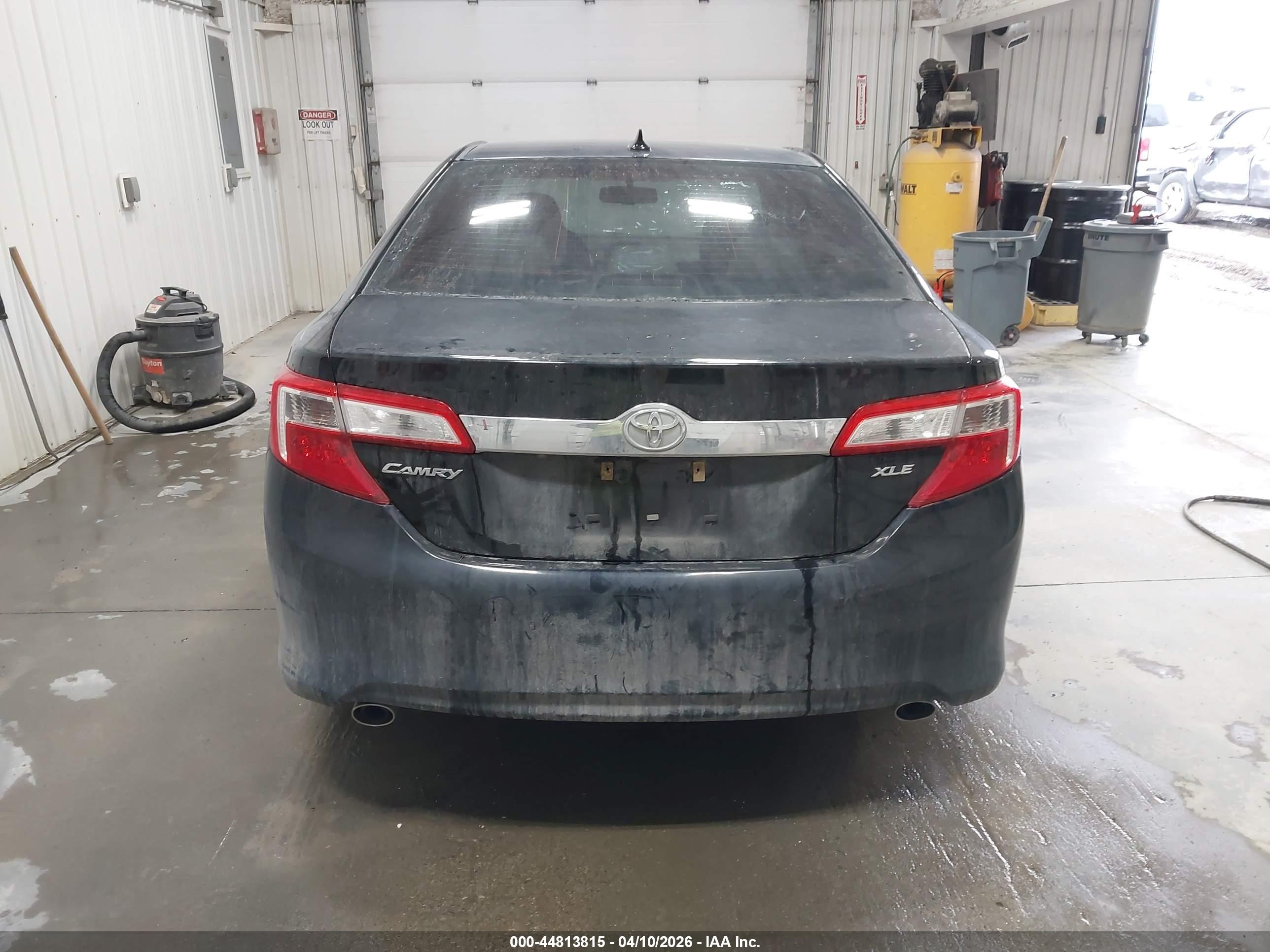 2014 Toyota Camry Xle V6 Black vin: 4T1BK1FK9EU544137