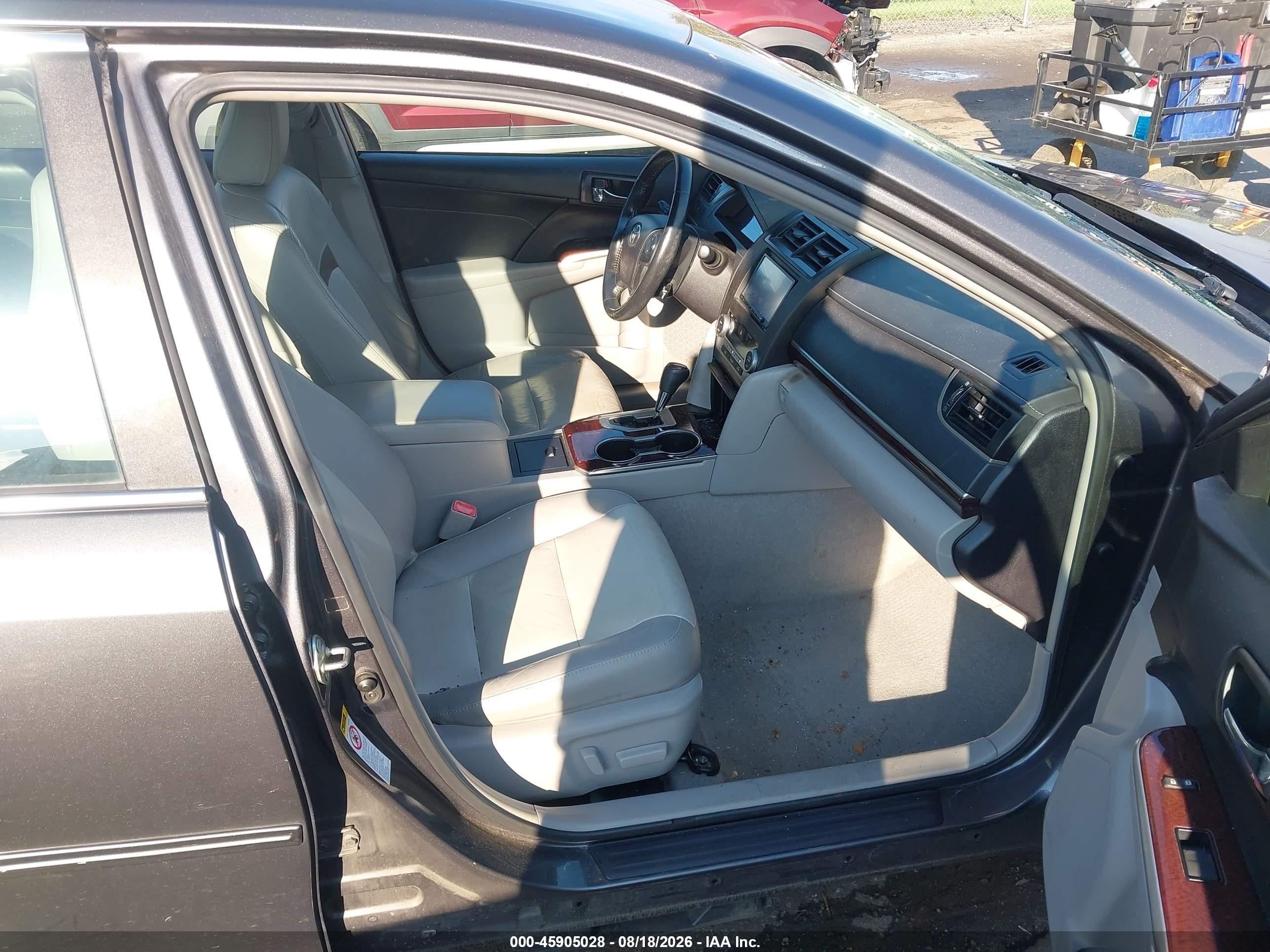 2014 Toyota Camry Xle V6 Gray vin: 4T1BK1FK9EU553310