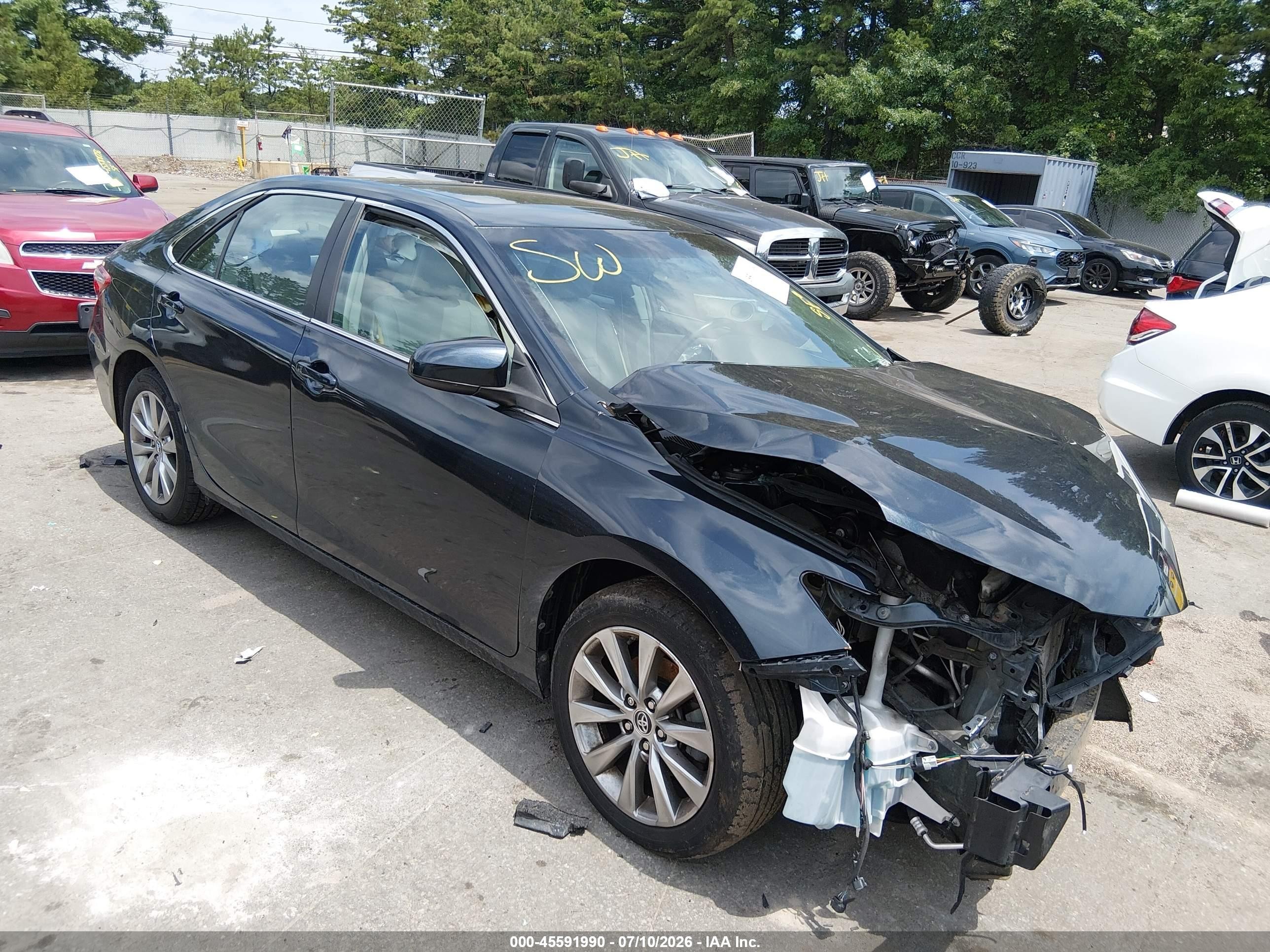 2015 Toyota Camry Xle V6 Серый vin: 4T1BK1FK9FU029902