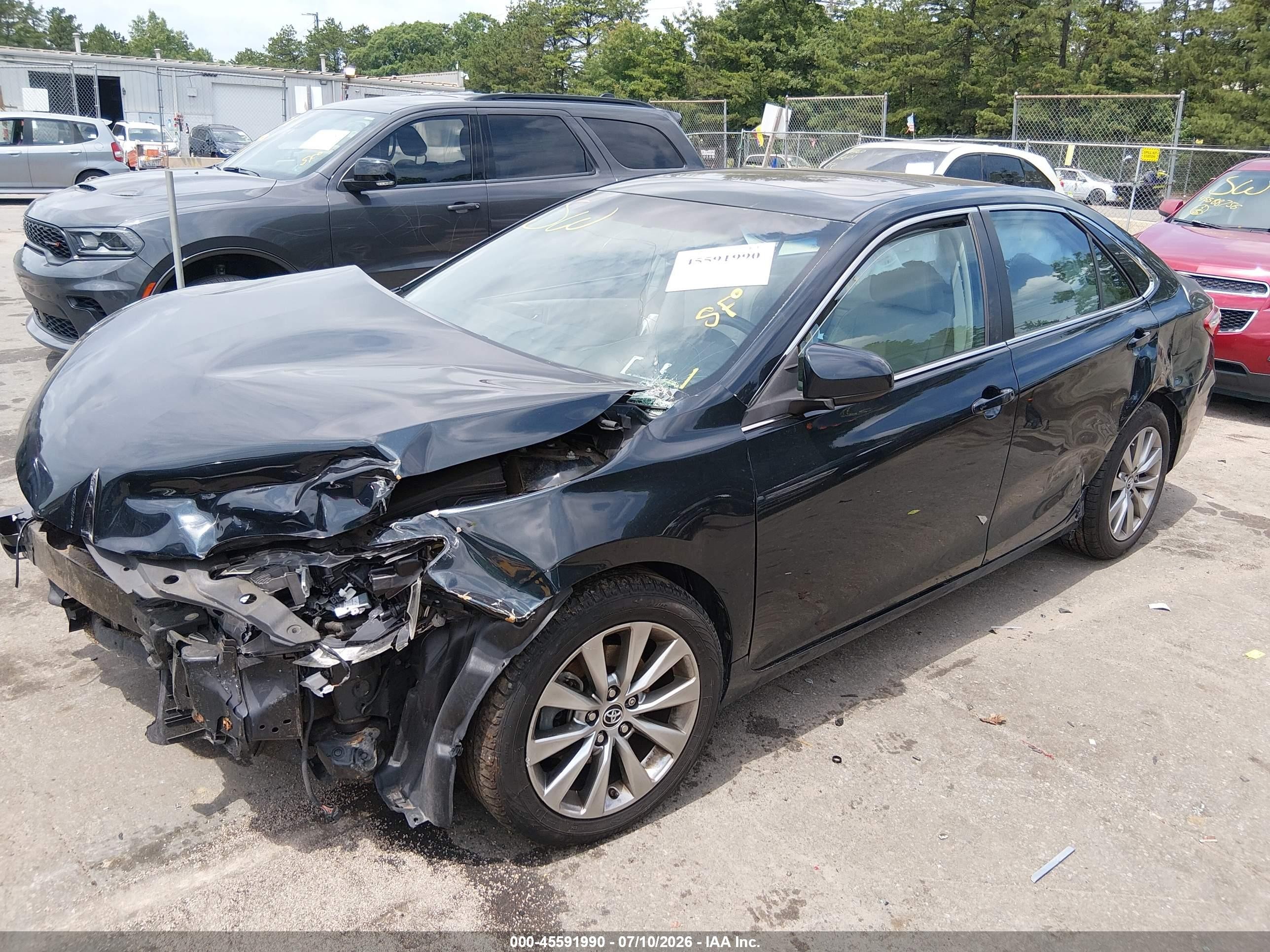 2015 Toyota Camry Xle V6 Gray vin: 4T1BK1FK9FU029902