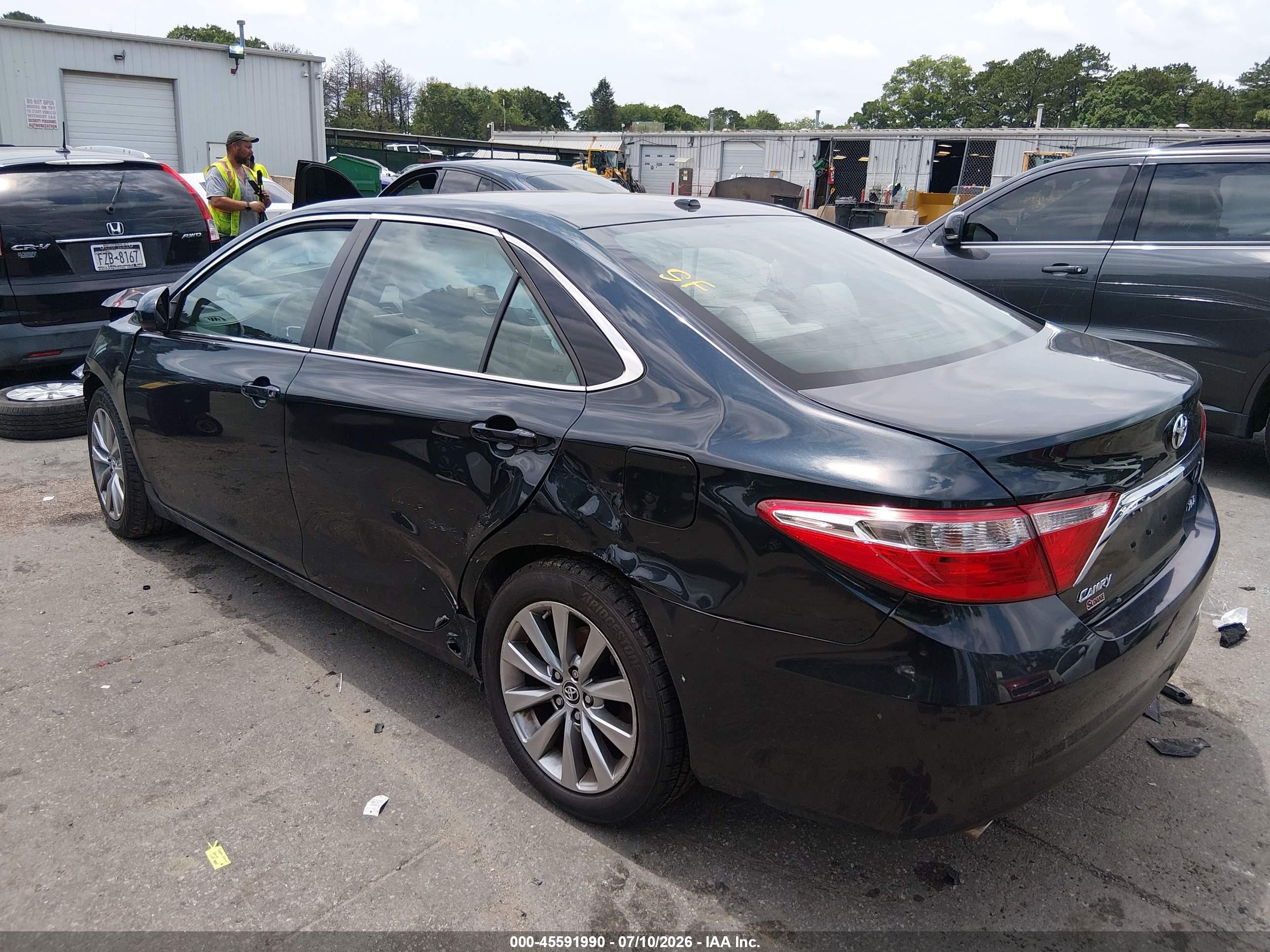 2015 Toyota Camry Xle V6 Gray vin: 4T1BK1FK9FU029902