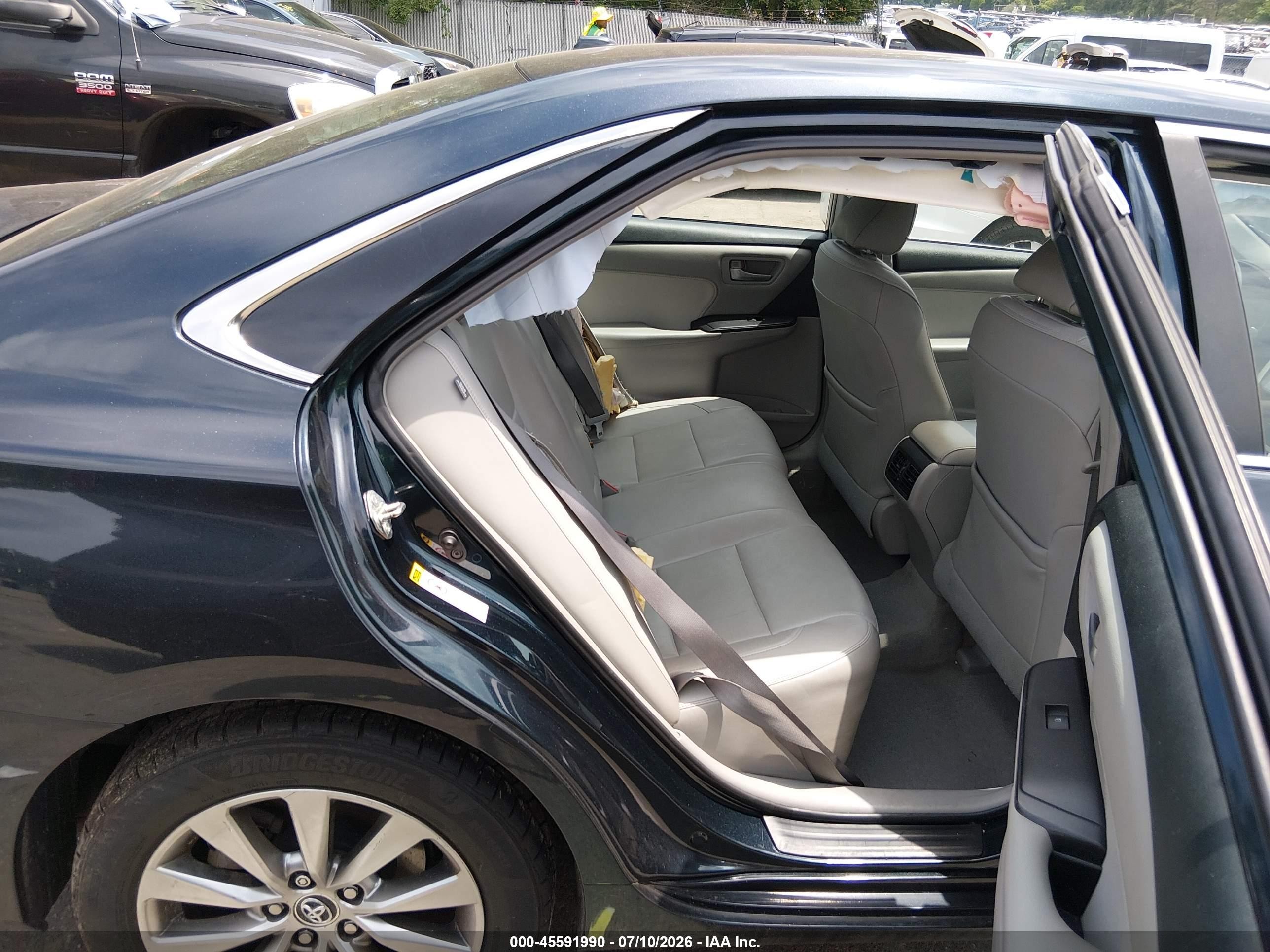 2015 Toyota Camry Xle V6 Gray vin: 4T1BK1FK9FU029902
