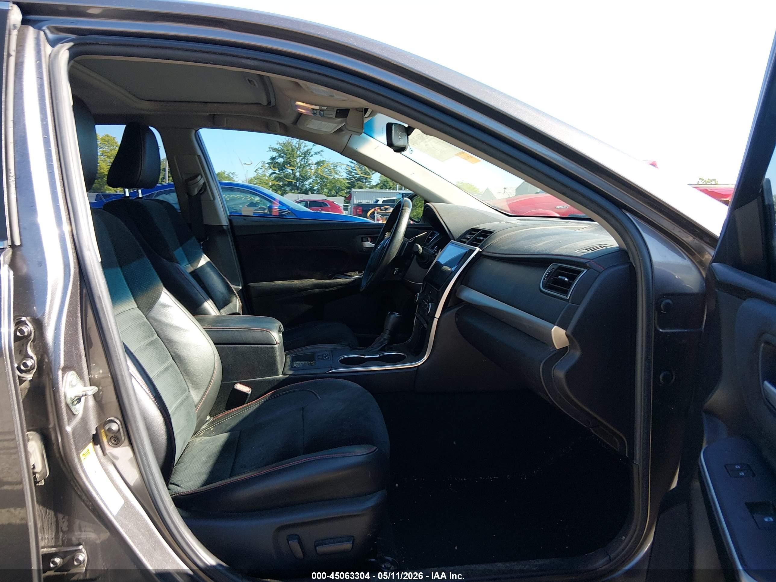 2015 Toyota Camry Xse V6 Gray vin: 4T1BK1FK9FU557746