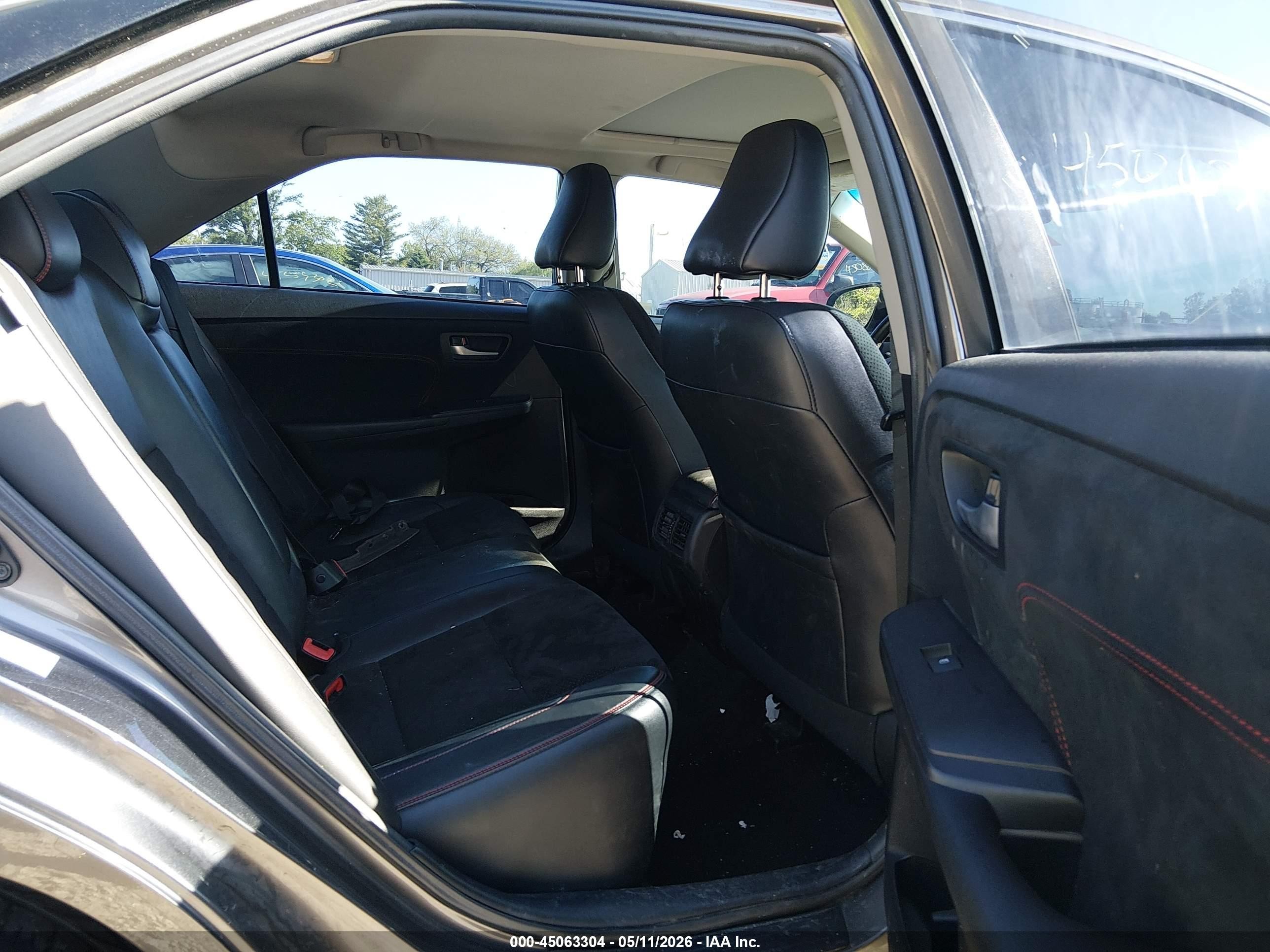 2015 Toyota Camry Xse V6 Gray vin: 4T1BK1FK9FU557746