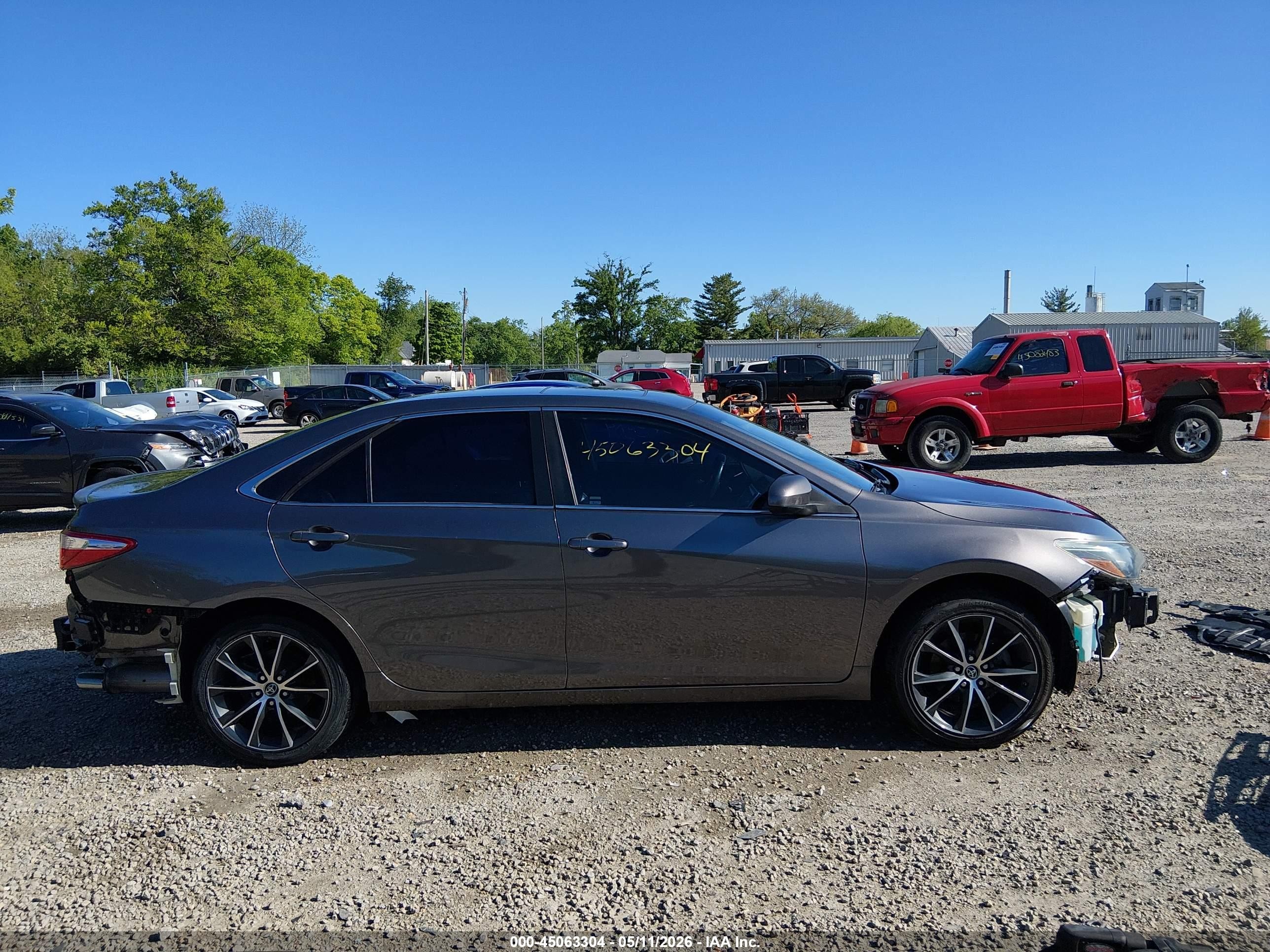 2015 Toyota Camry Xse V6 Gray vin: 4T1BK1FK9FU557746