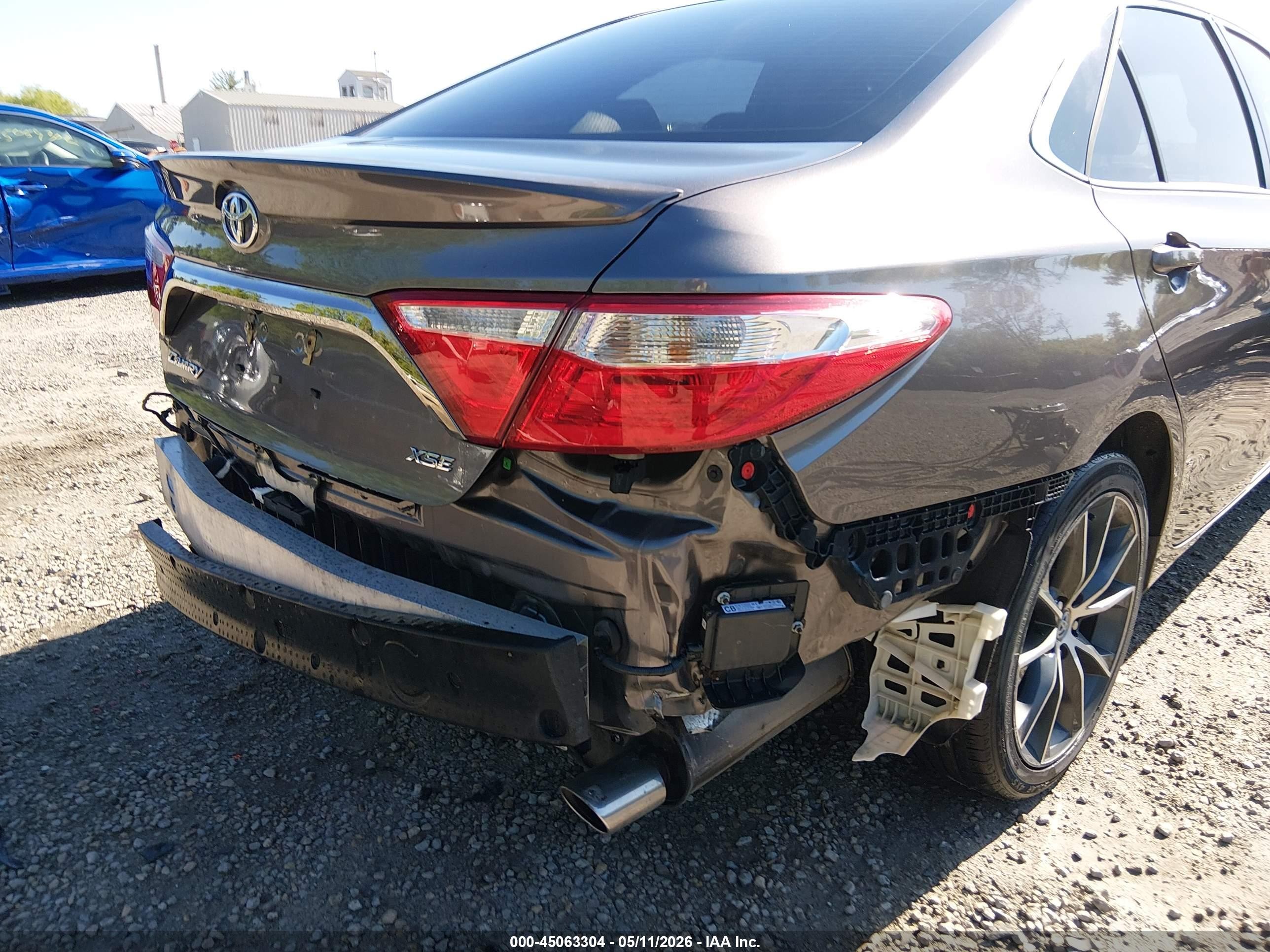 2015 Toyota Camry Xse V6 Gray vin: 4T1BK1FK9FU557746