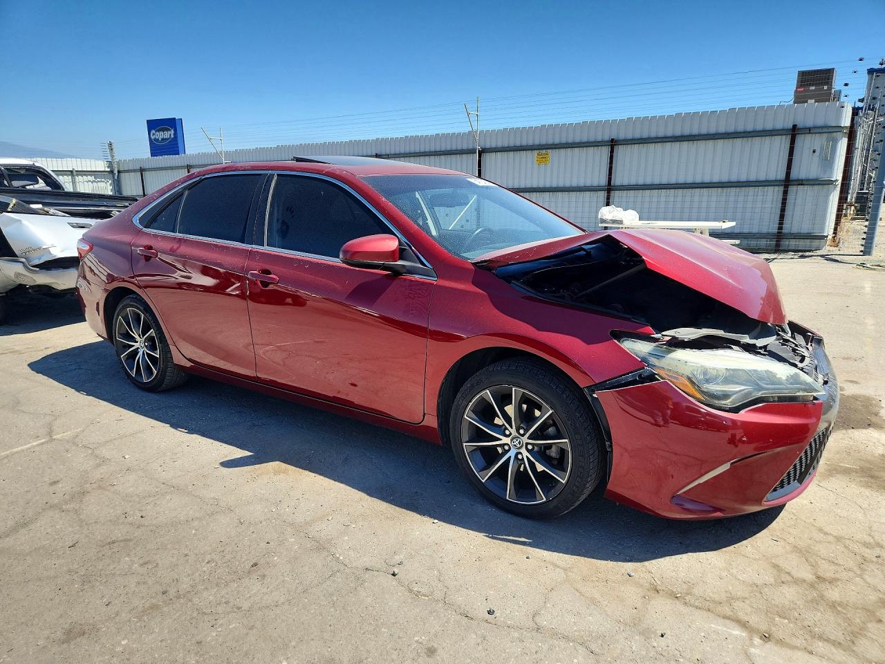 2015 Toyota Camry Xse V6 Red vin: 4T1BK1FK9FU567080