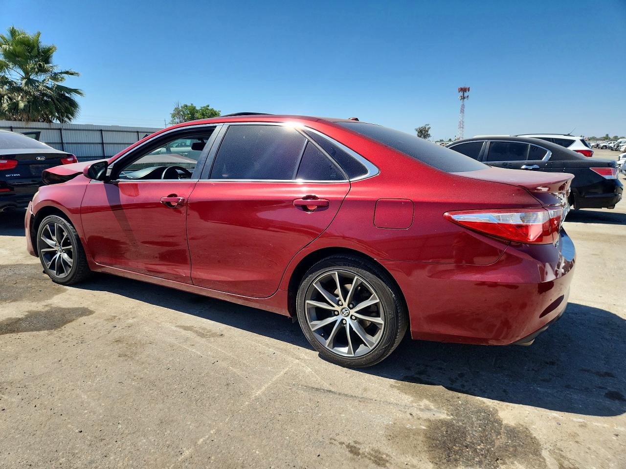 2015 Toyota Camry Xse V6 Red vin: 4T1BK1FK9FU567080
