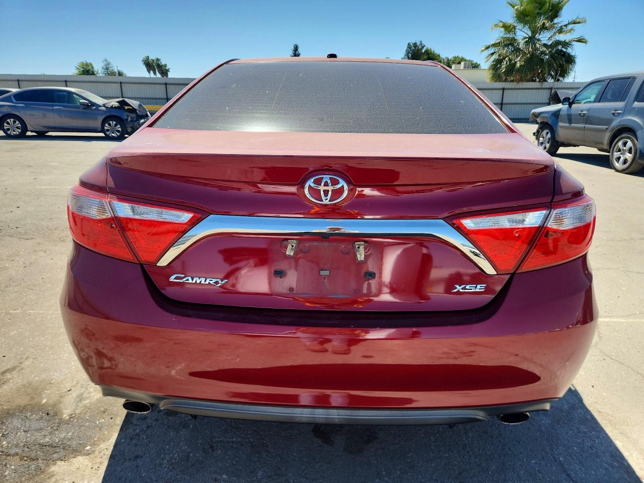 2015 Toyota Camry Xse V6 Red vin: 4T1BK1FK9FU567080