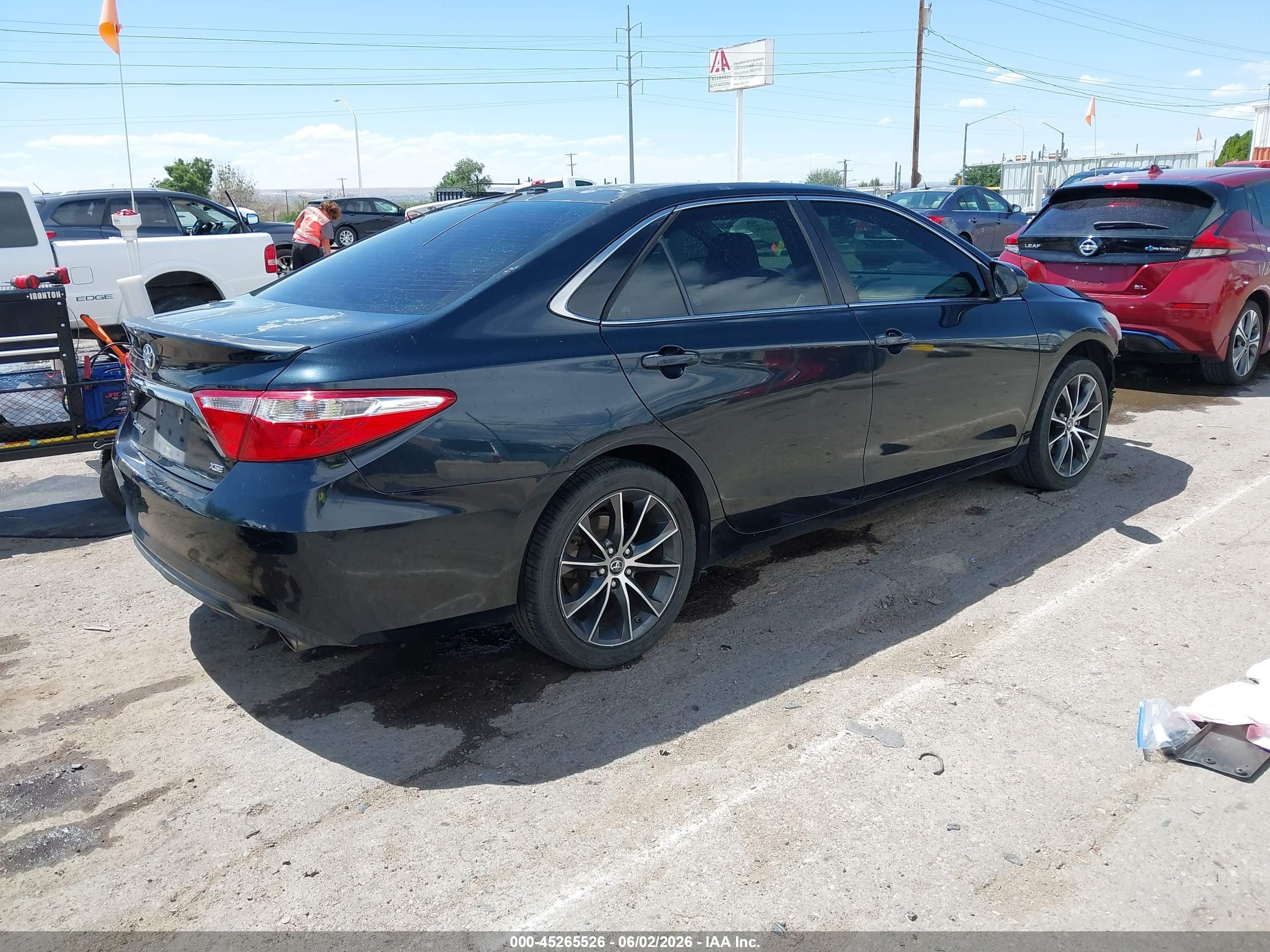 2015 Toyota Camry Xse V6 Black vin: 4T1BK1FK9FU567967