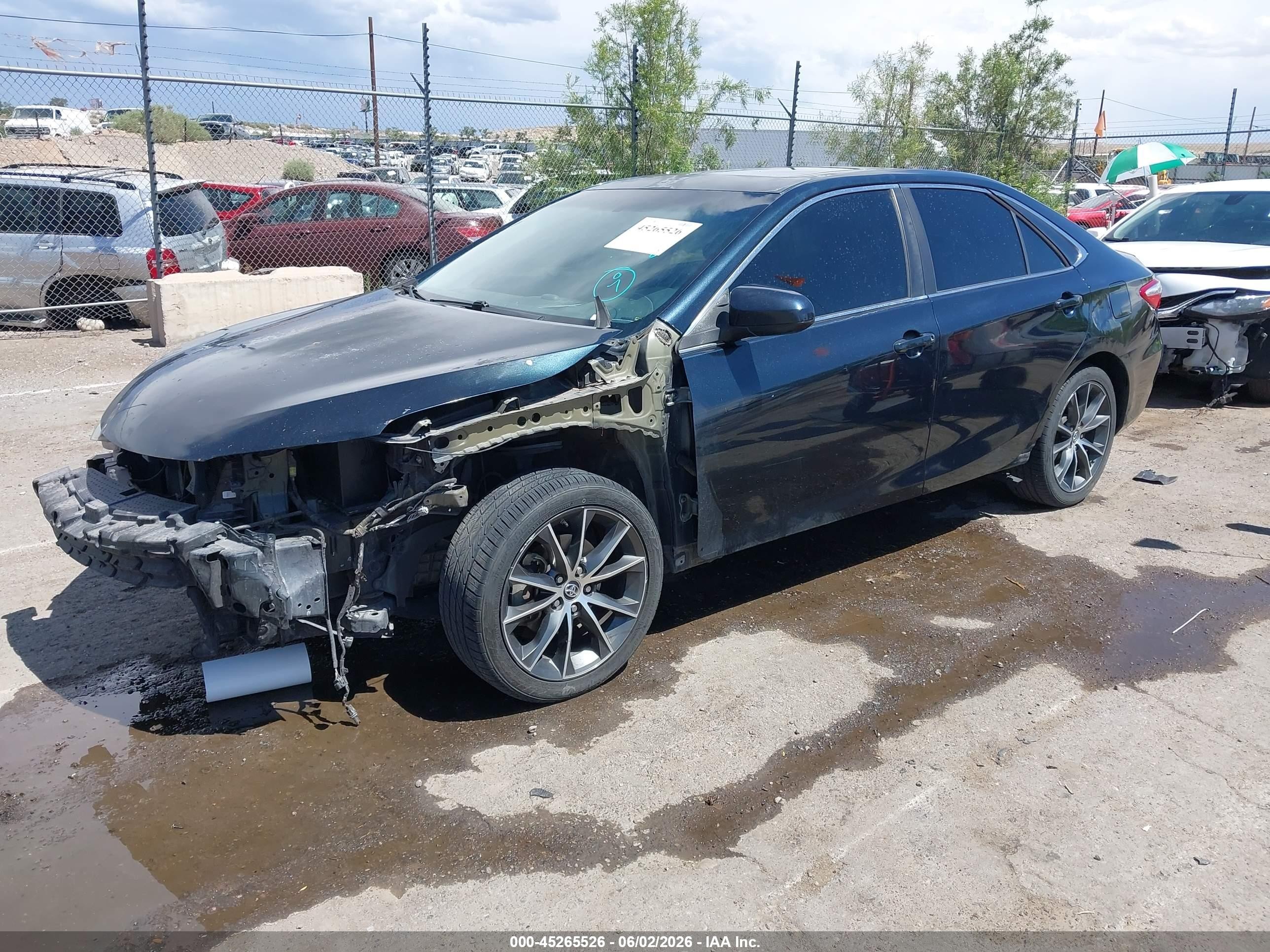 2015 Toyota Camry Xse V6 Black vin: 4T1BK1FK9FU567967