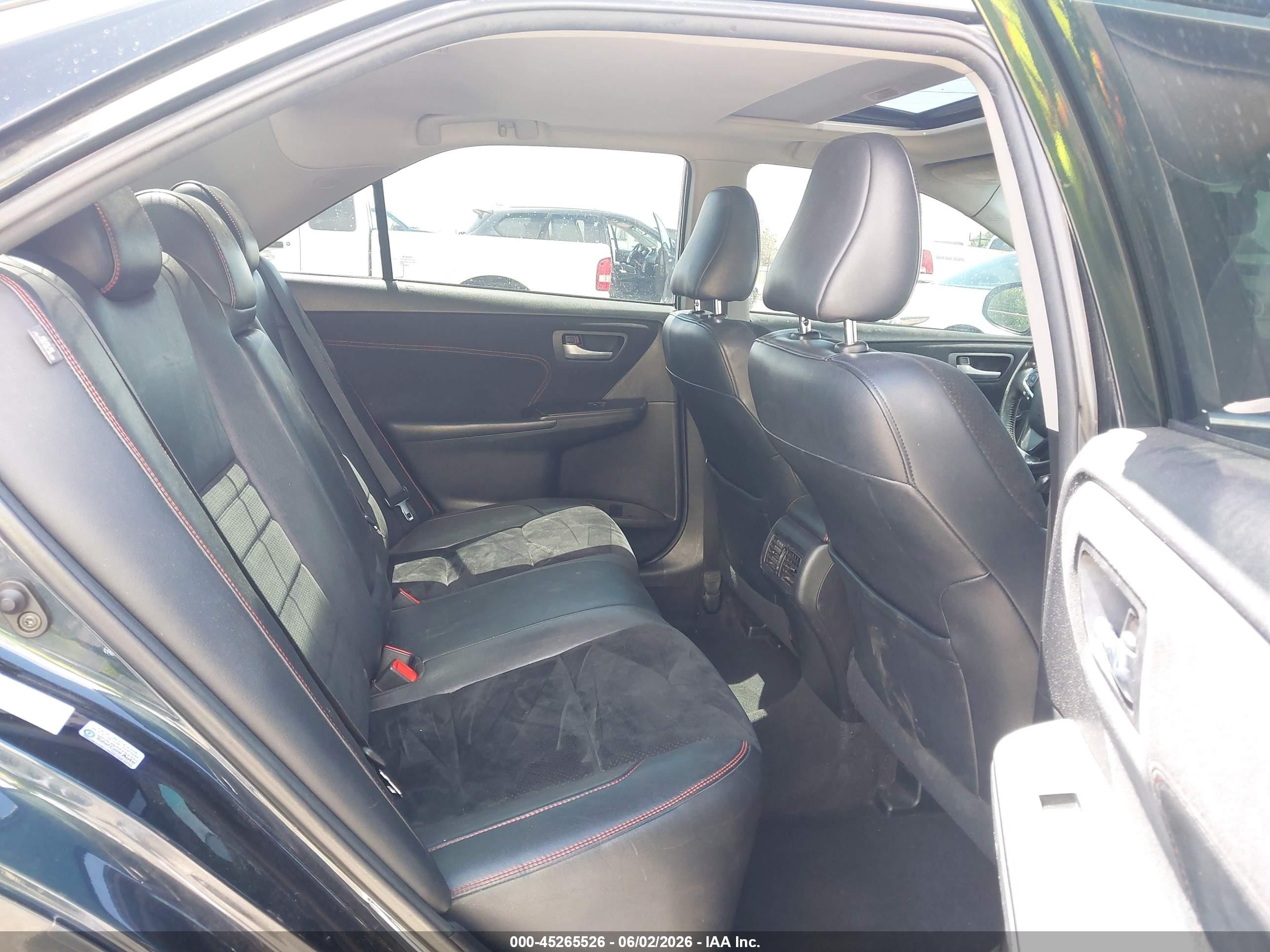 2015 Toyota Camry Xse V6 Black vin: 4T1BK1FK9FU567967