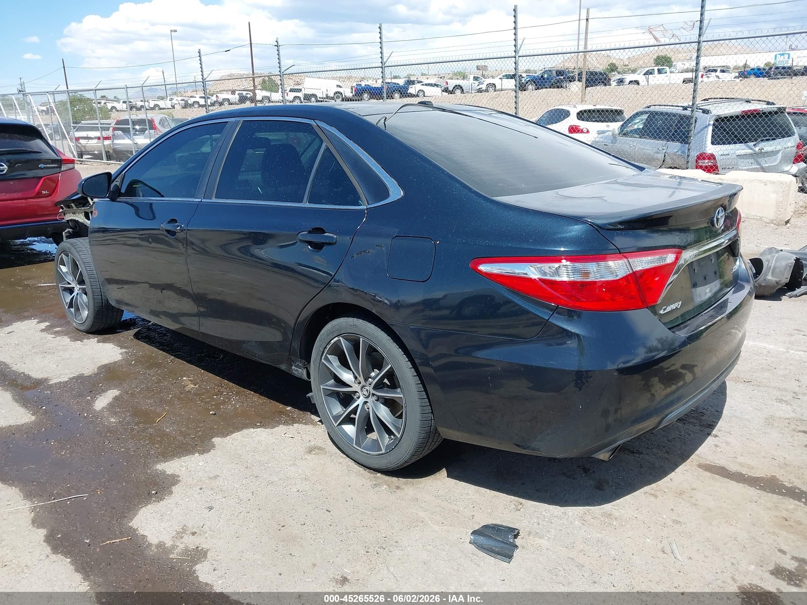 2015 Toyota Camry Xse V6 Black vin: 4T1BK1FK9FU567967