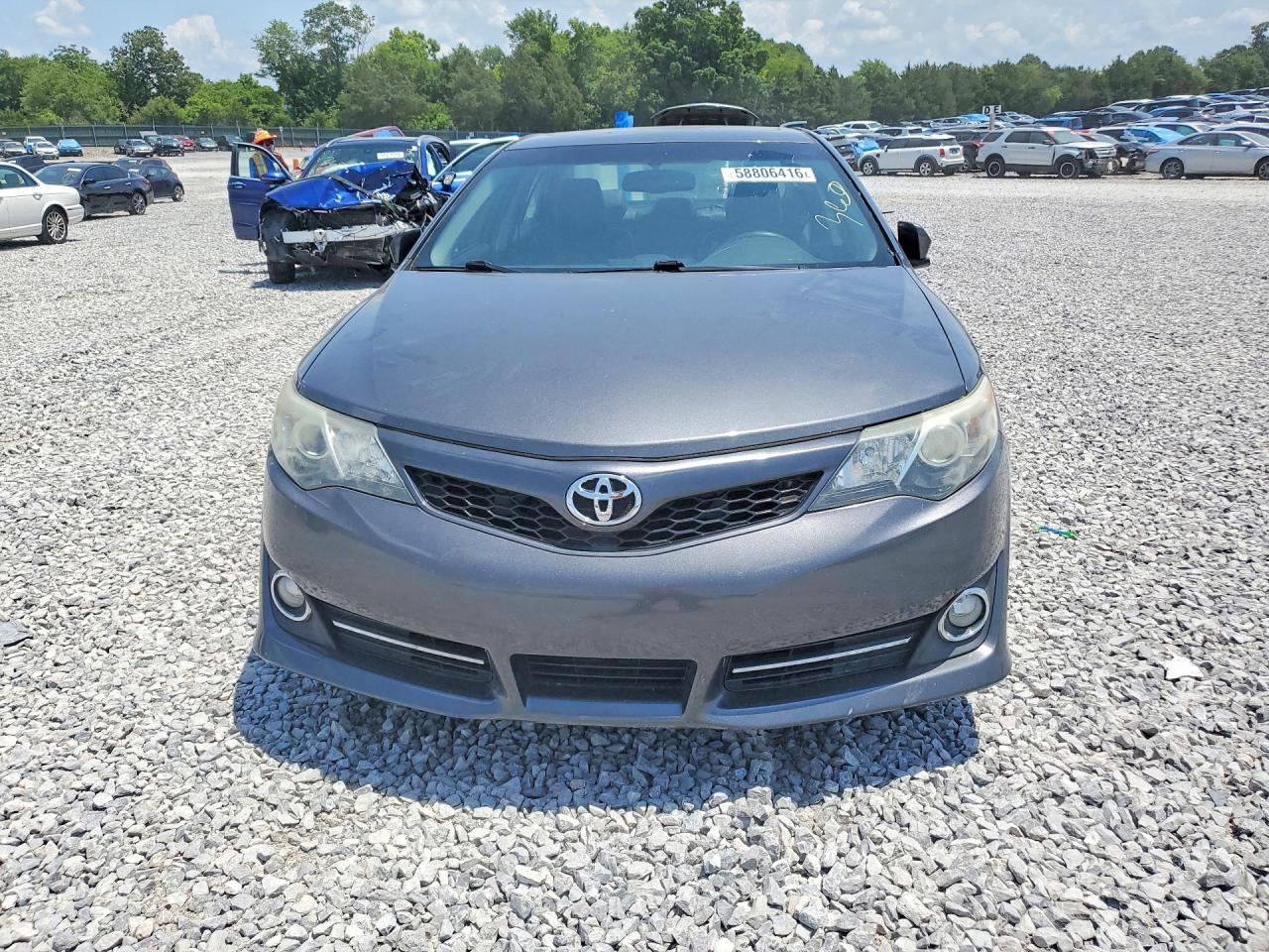 2012 Toyota Camry Se V6 Charcoal vin: 4T1BK1FKXCU010108