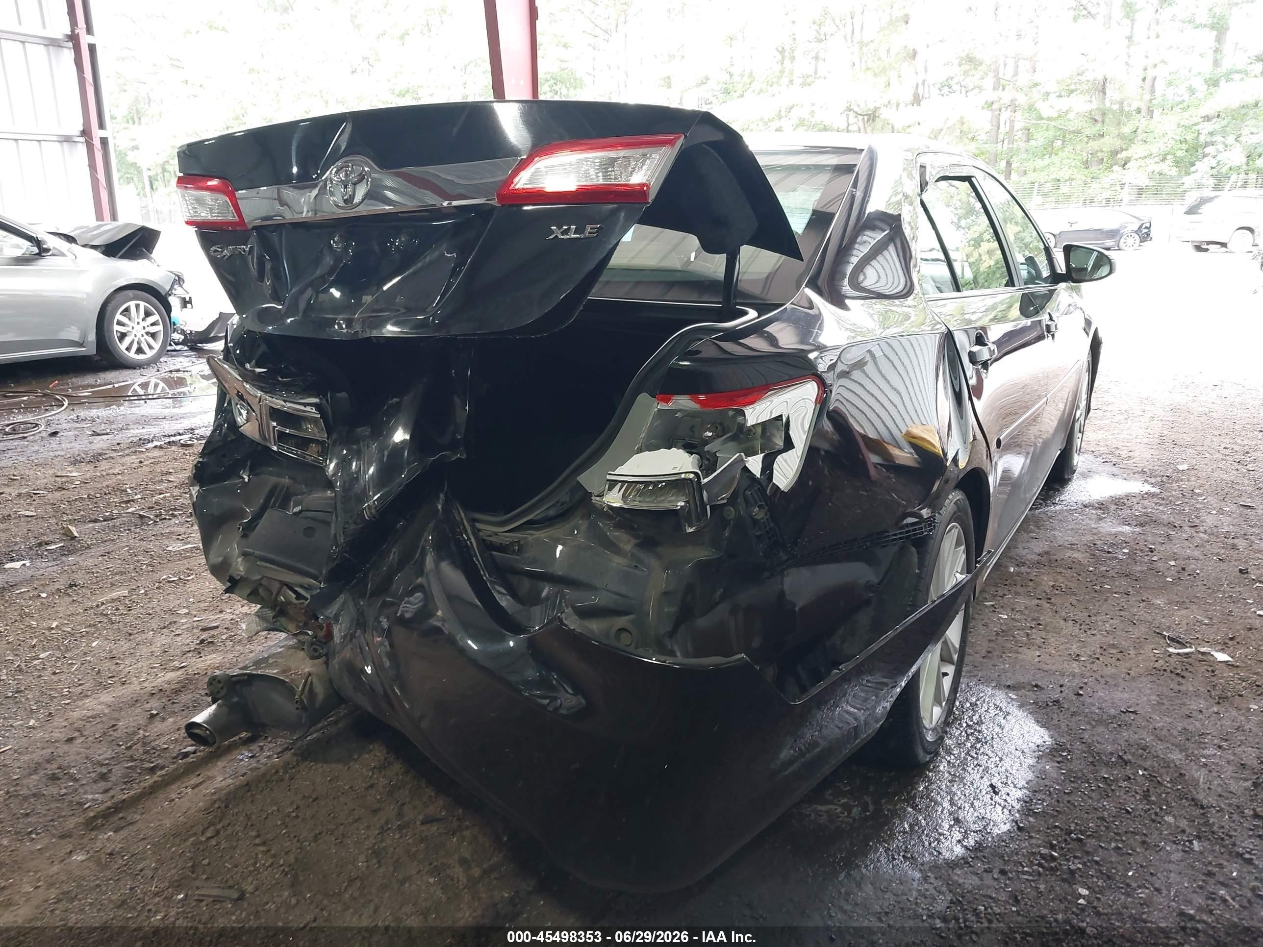 2012 Toyota Camry Xle V6 Black vin: 4T1BK1FKXCU011033