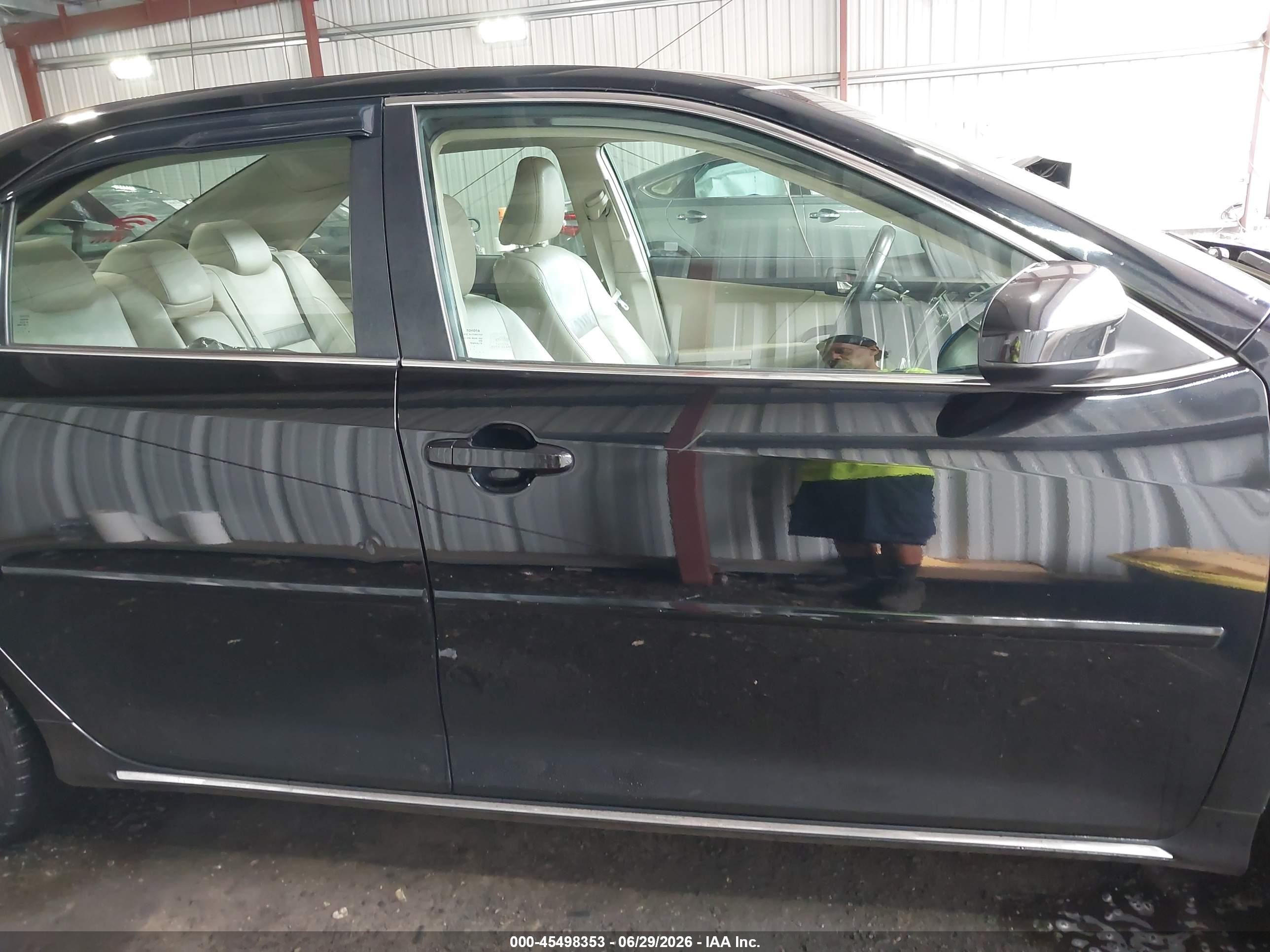 2012 Toyota Camry Xle V6 Black vin: 4T1BK1FKXCU011033