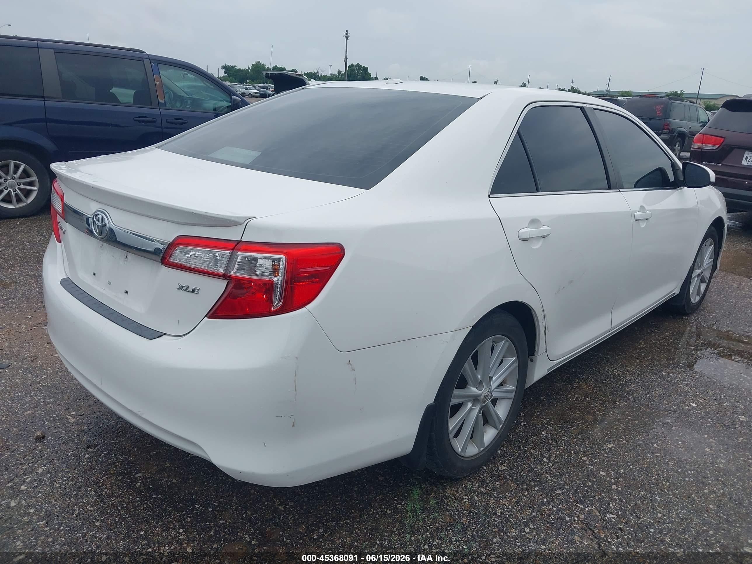 2012 Toyota Camry Xle V6 Белый vin: 4T1BK1FKXCU524492