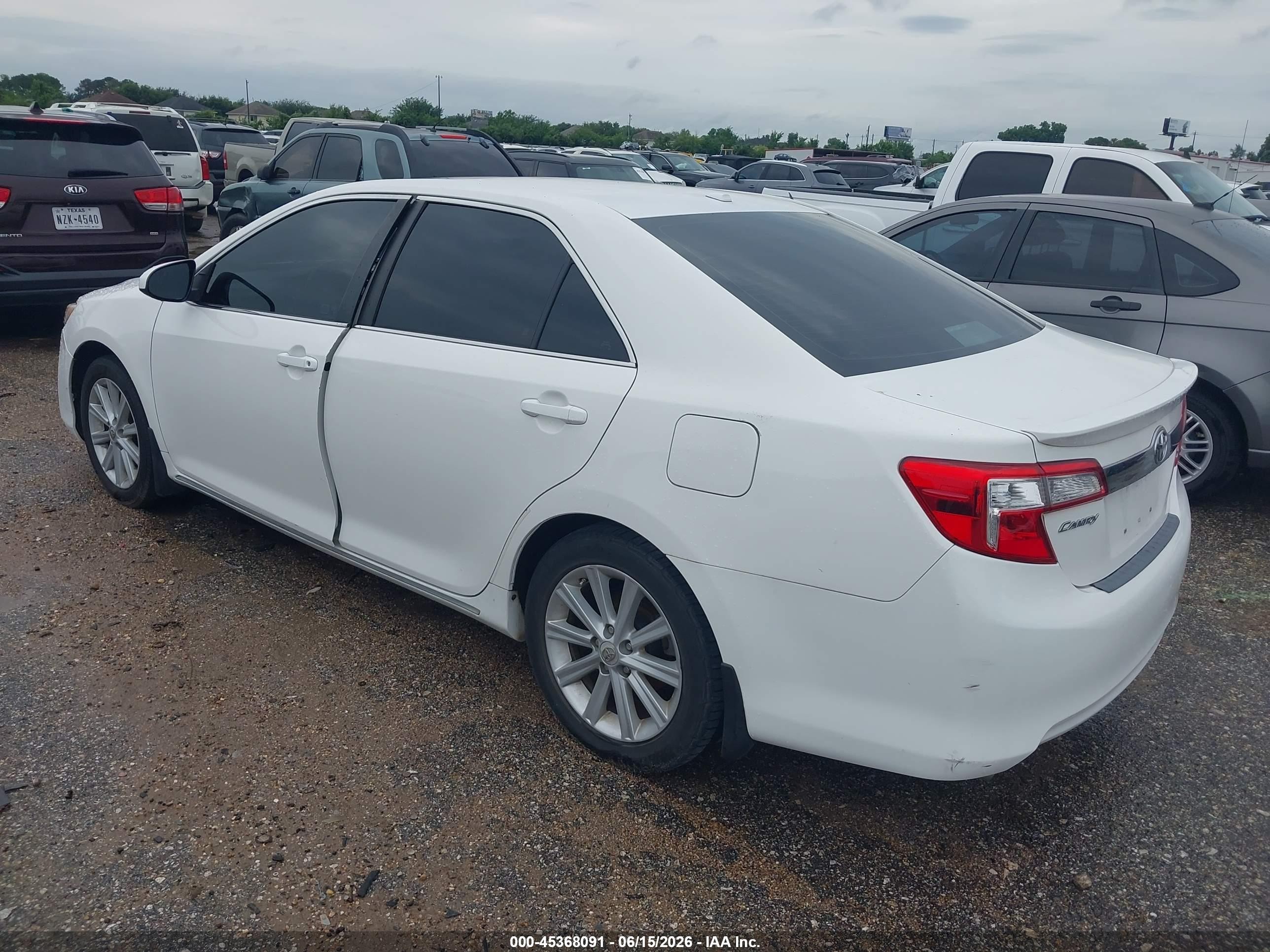 2012 Toyota Camry Xle V6 Белый vin: 4T1BK1FKXCU524492