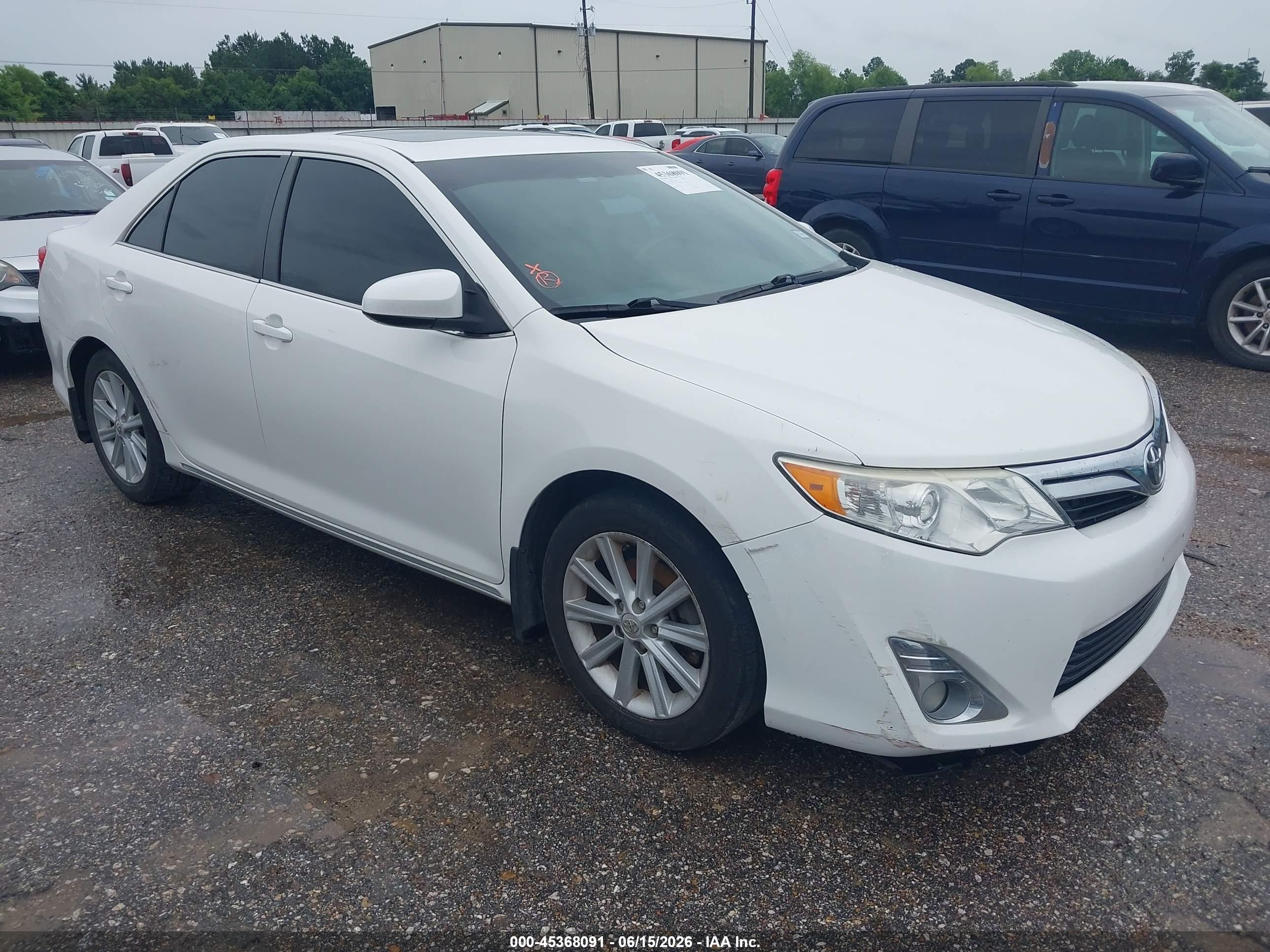 2012 Toyota Camry Xle V6 Белый vin: 4T1BK1FKXCU524492