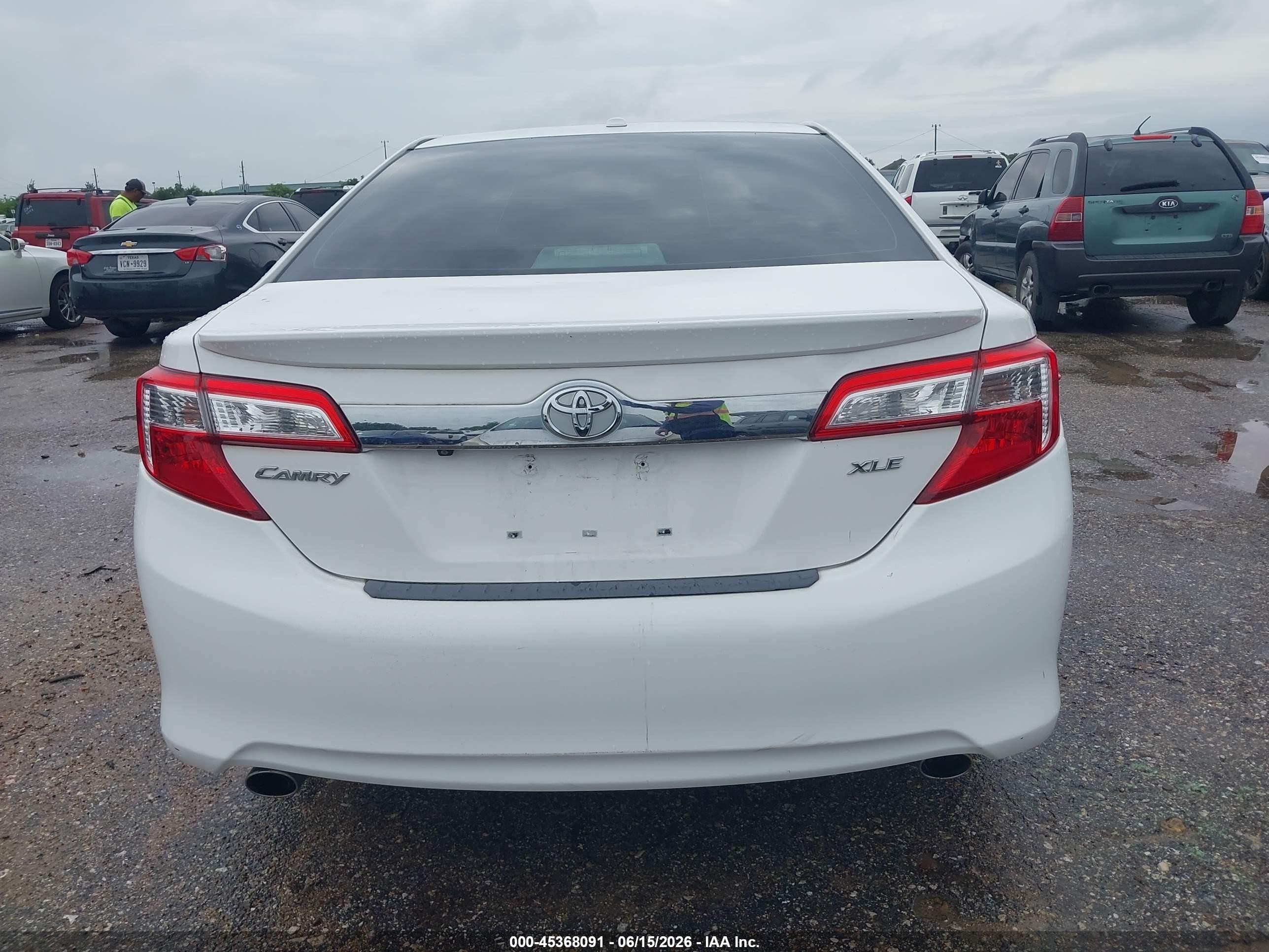 2012 Toyota Camry Xle V6 Белый vin: 4T1BK1FKXCU524492