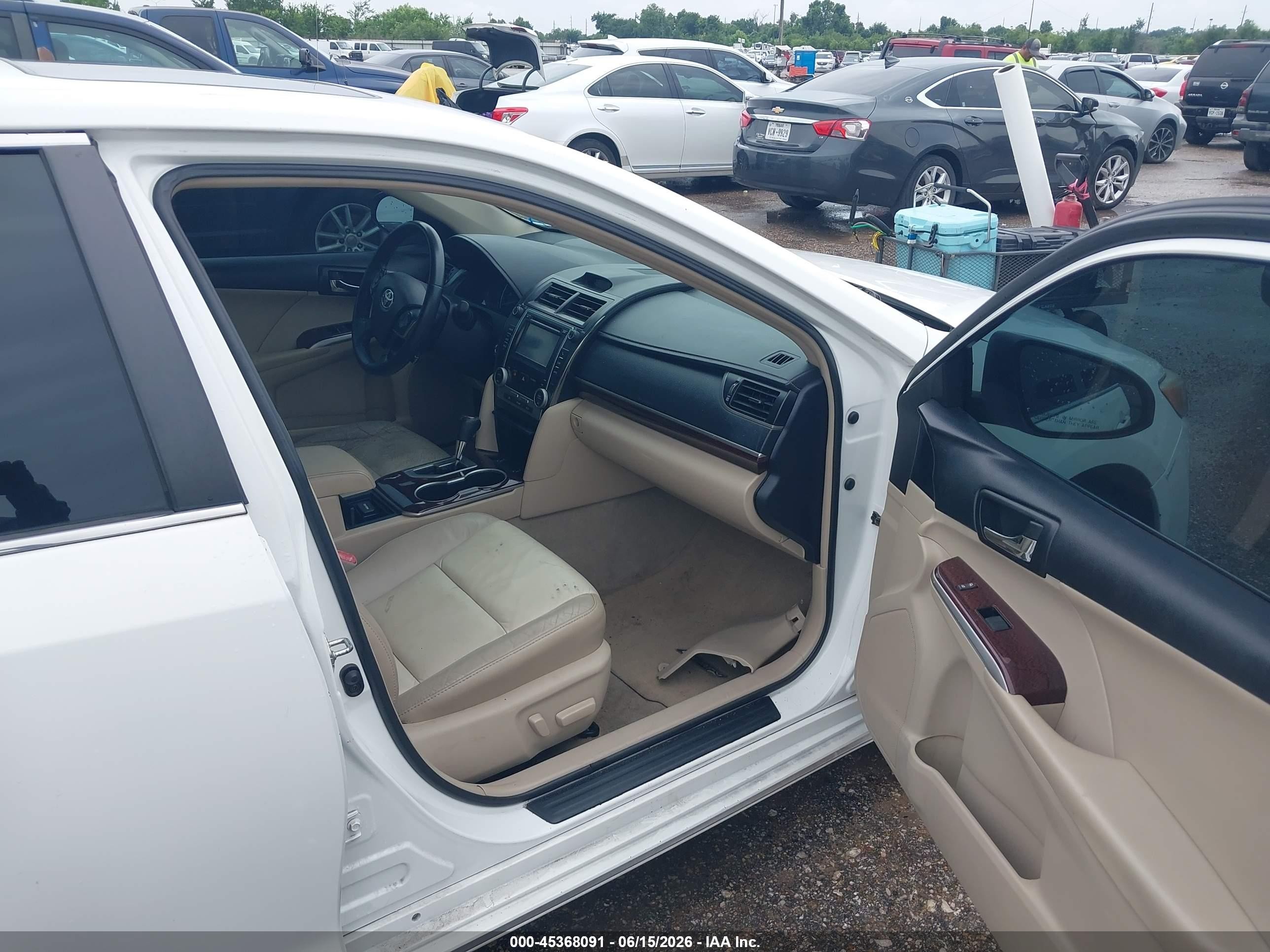2012 Toyota Camry Xle V6 Белый vin: 4T1BK1FKXCU524492