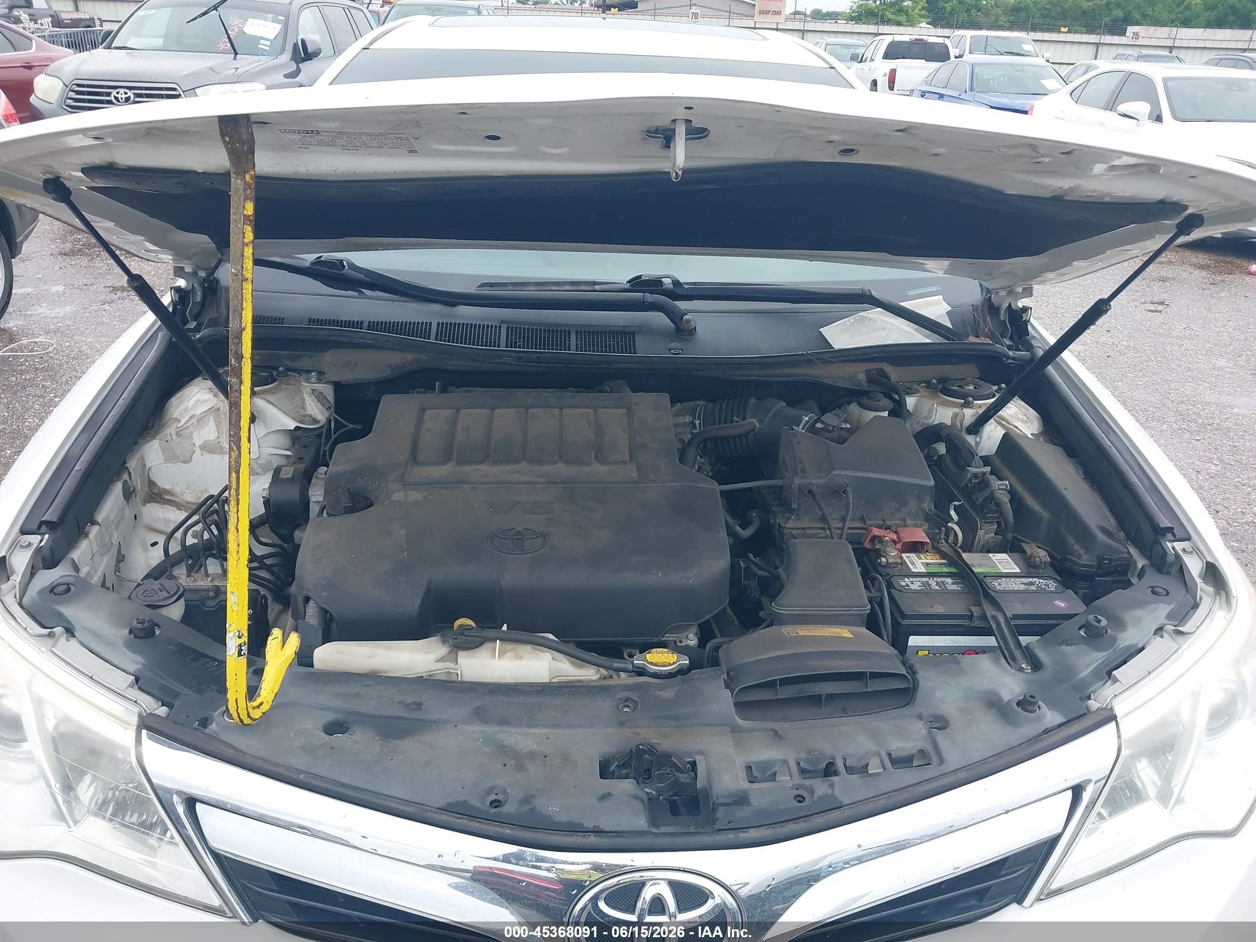 2012 Toyota Camry Xle V6 Белый vin: 4T1BK1FKXCU524492