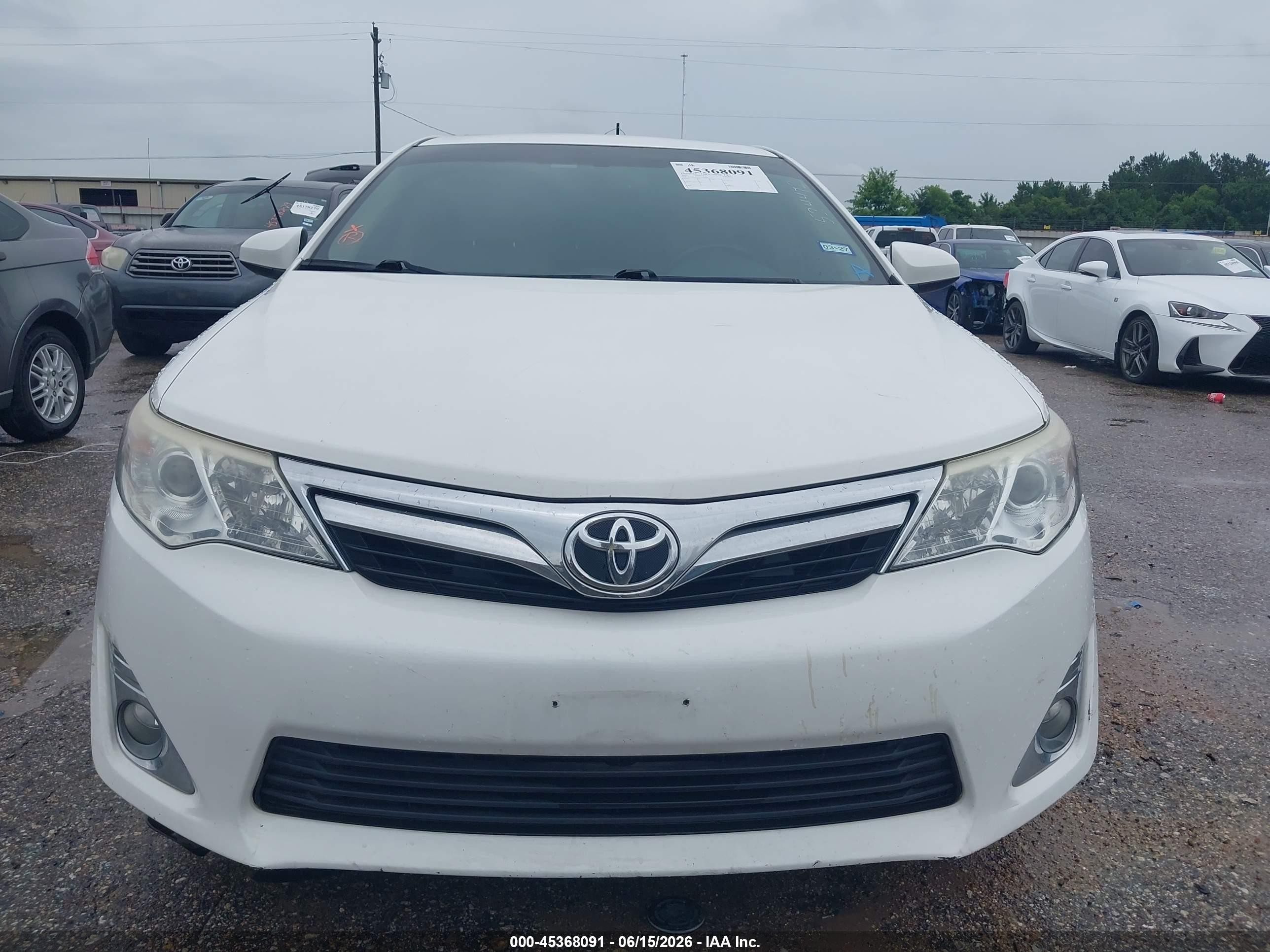 2012 Toyota Camry Xle V6 Белый vin: 4T1BK1FKXCU524492
