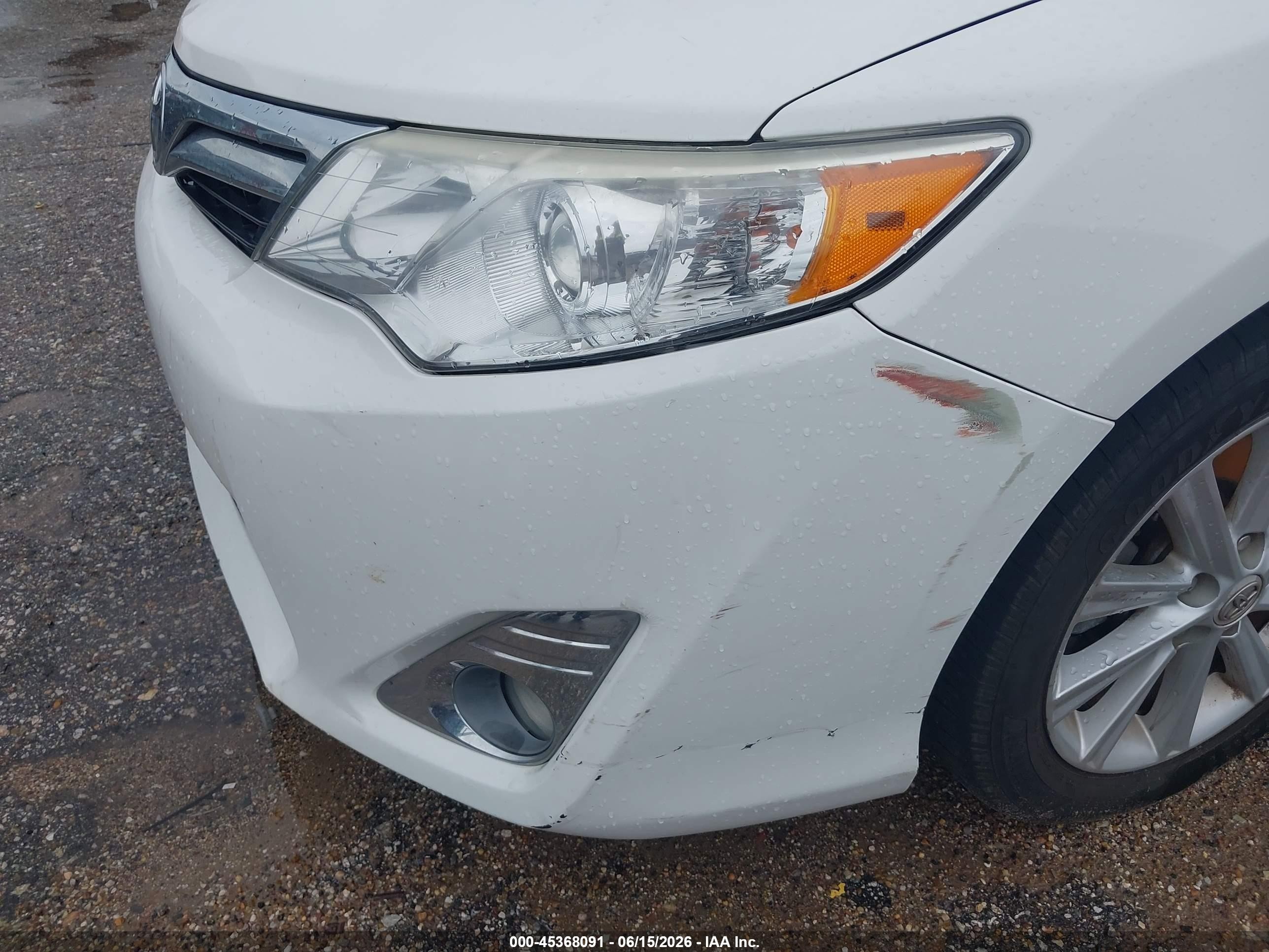2012 Toyota Camry Xle V6 Белый vin: 4T1BK1FKXCU524492
