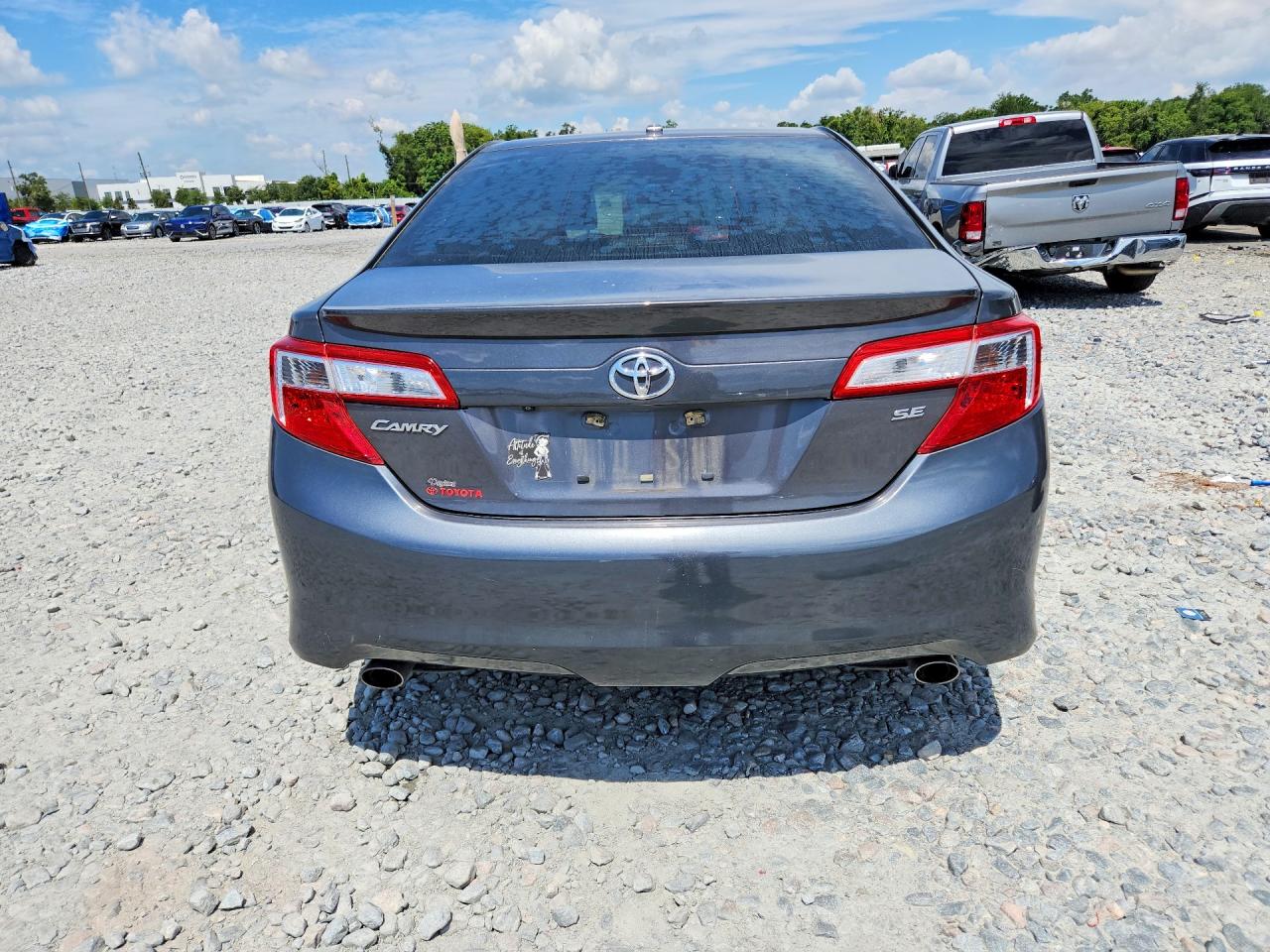 2013 Toyota Camry Se V6 Gray vin: 4T1BK1FKXDU022289