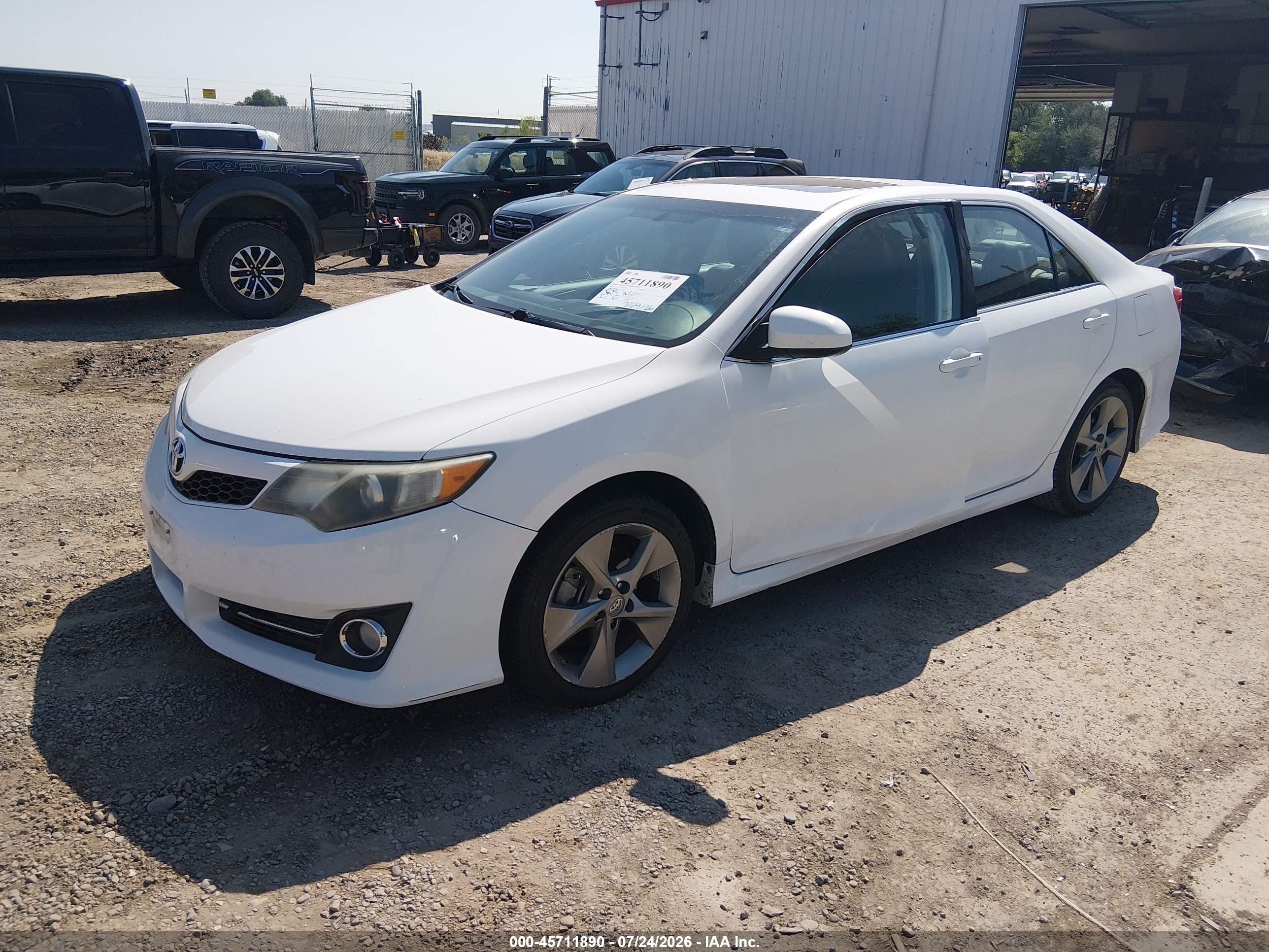 2013 Toyota Camry Se V6 Белый vin: 4T1BK1FKXDU532092