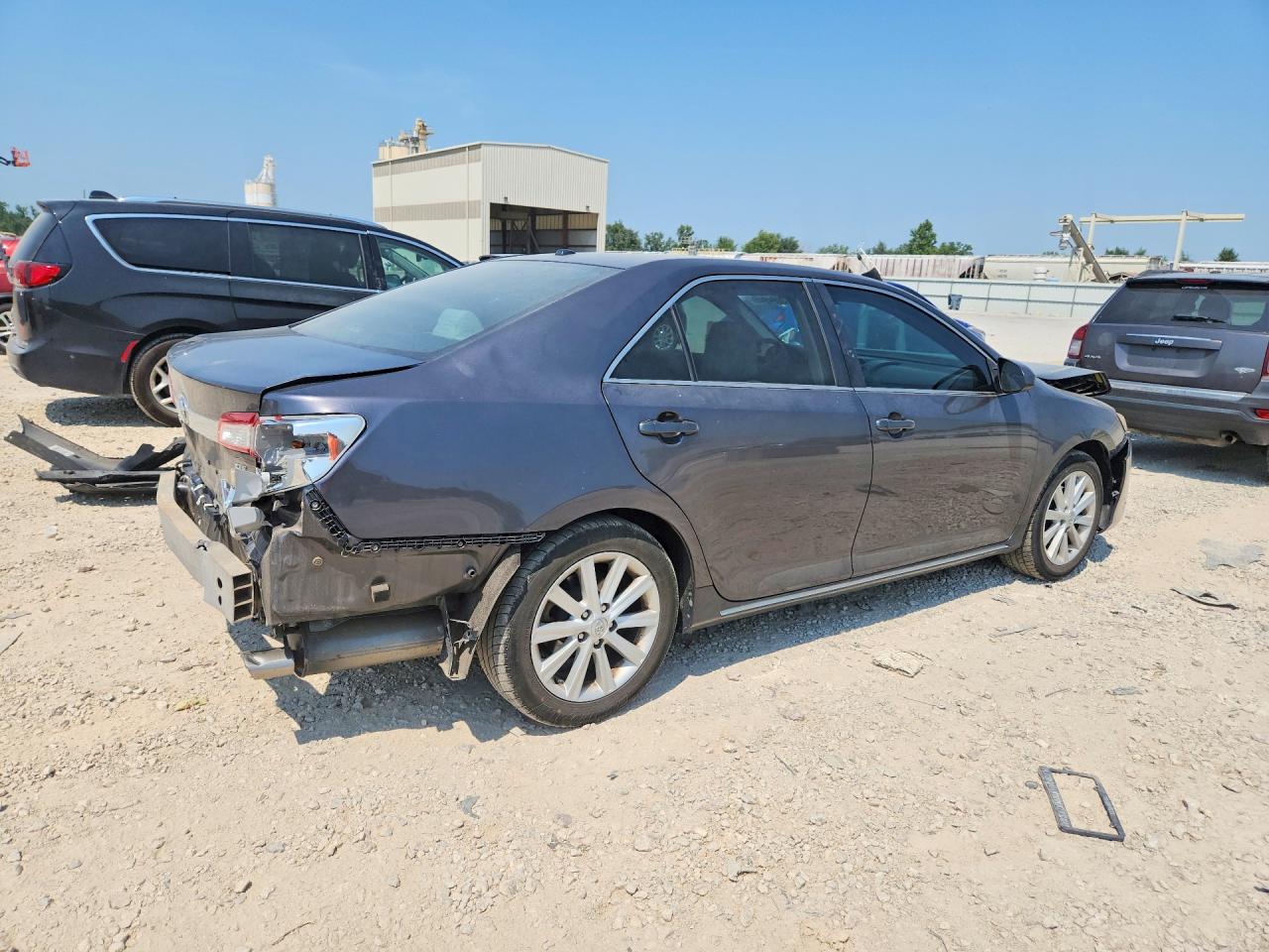 2013 Toyota Camry Xle V6 Gray vin: 4T1BK1FKXDU532349