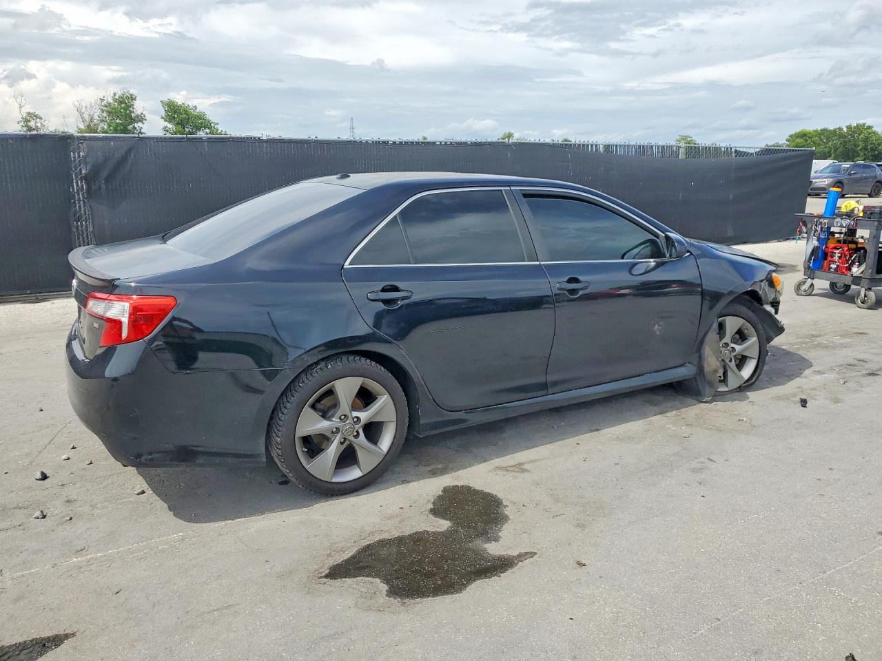 2014 Toyota Camry Se V6 Black vin: 4T1BK1FKXEU539741