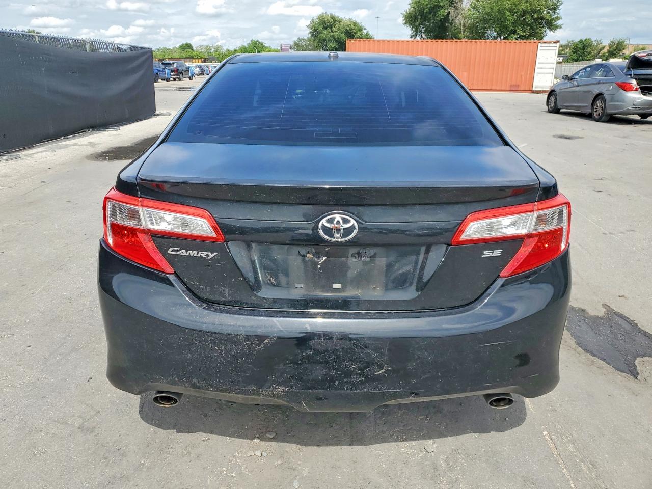 2014 Toyota Camry Se V6 Black vin: 4T1BK1FKXEU539741