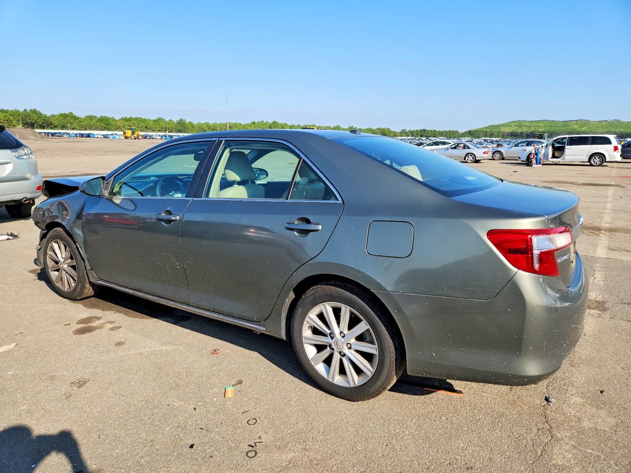 2014 Toyota Camry Xle V6 Gray vin: 4T1BK1FKXEU540145