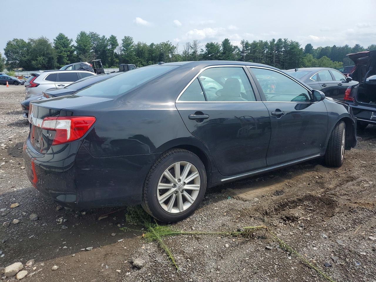2014 Toyota Camry Xle V6 Black vin: 4T1BK1FKXEU542834