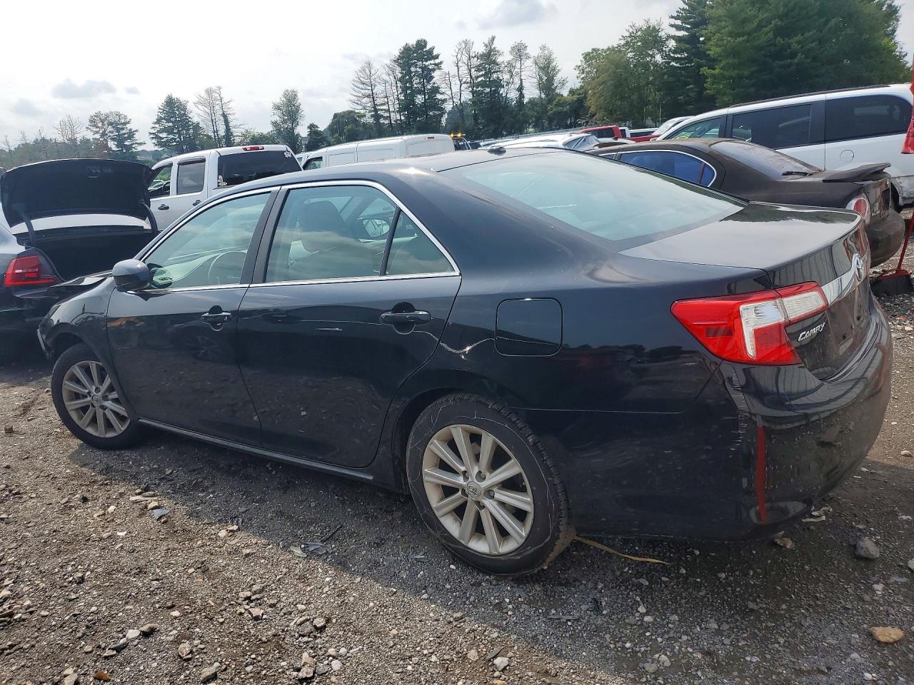 2014 Toyota Camry Xle V6 Black vin: 4T1BK1FKXEU542834