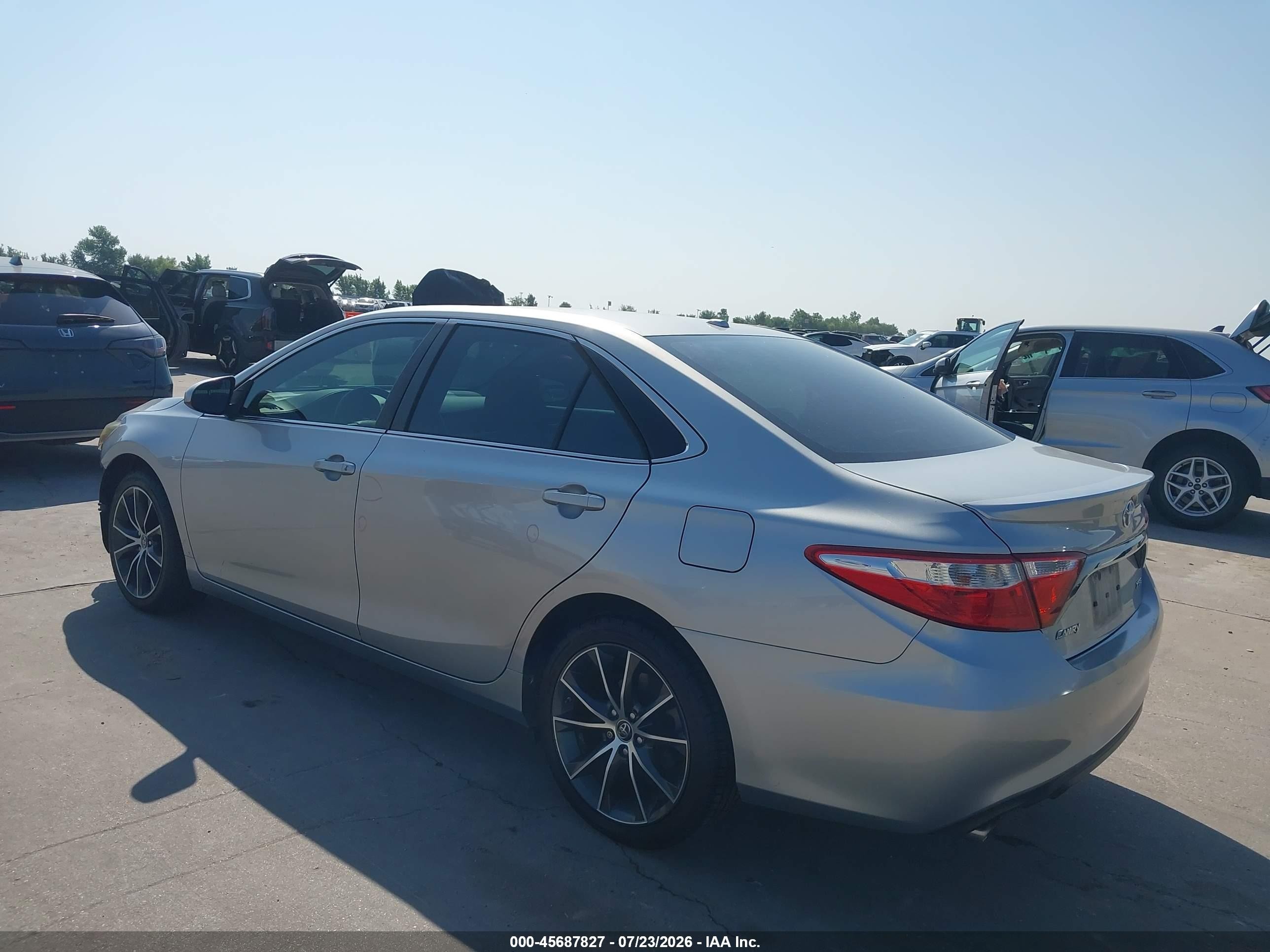 2016 Toyota Camry Xse V6 Silver vin: 4T1BK1FKXGU569311