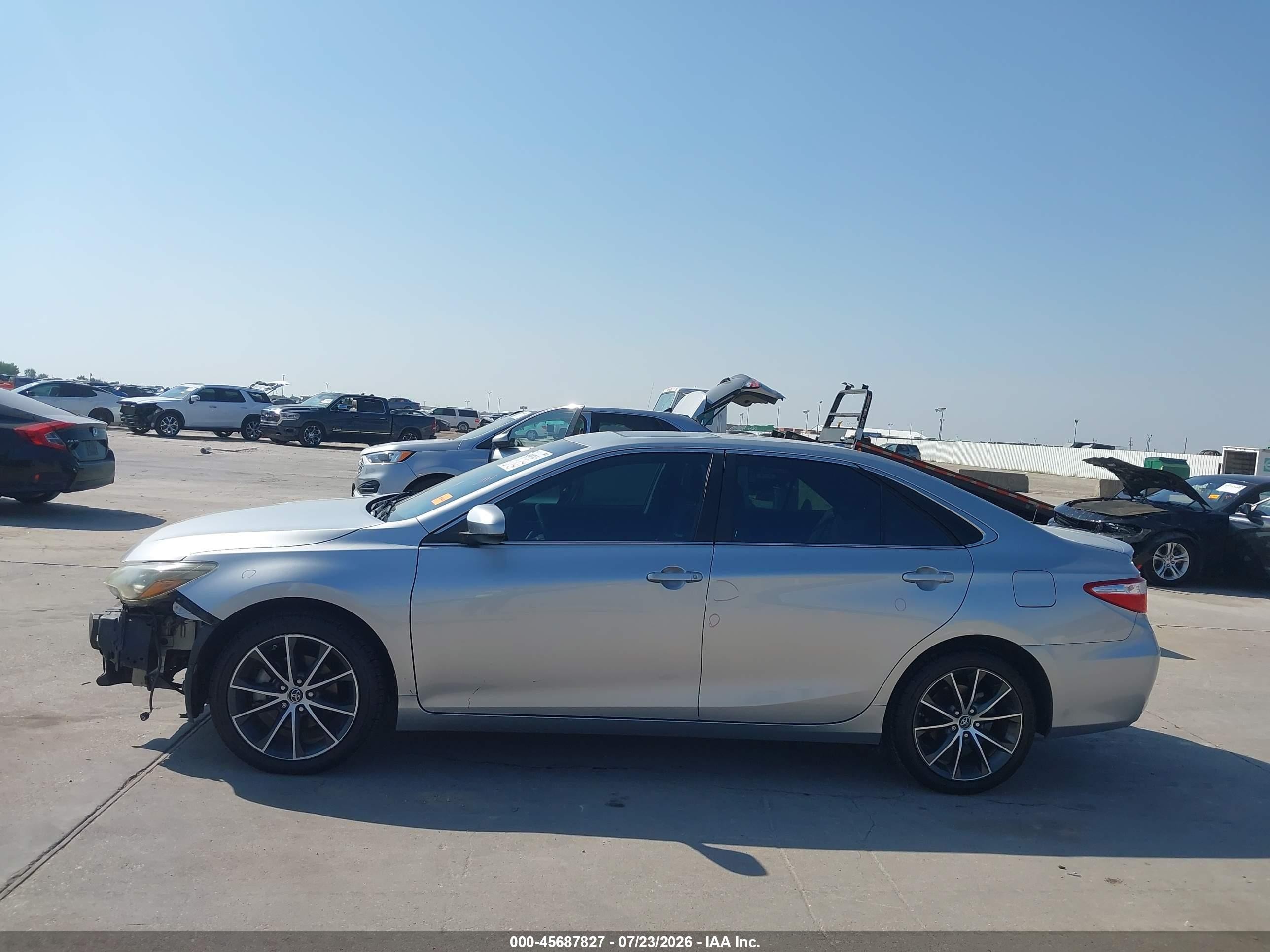 2016 Toyota Camry Xse V6 Silver vin: 4T1BK1FKXGU569311