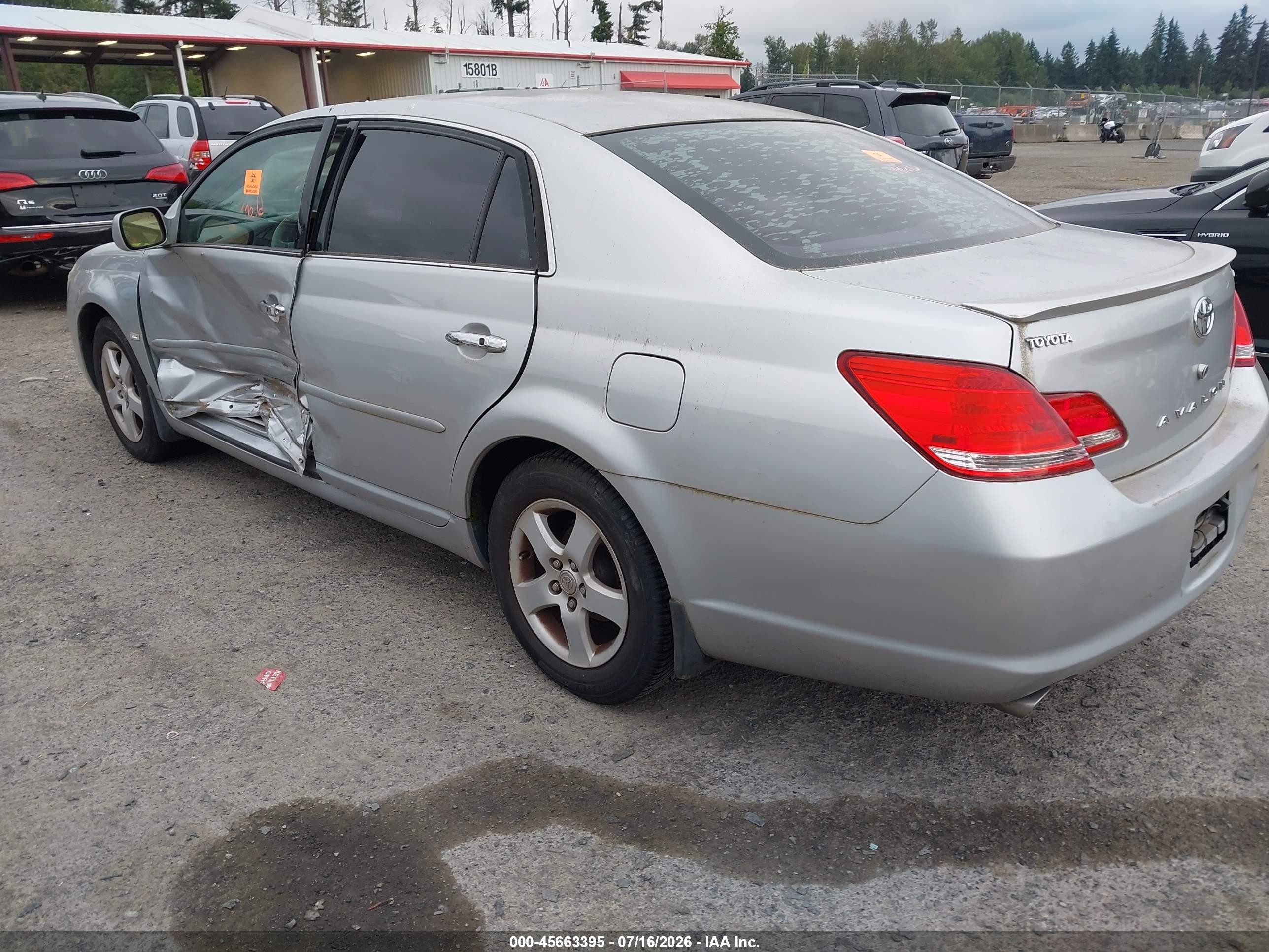 2006 Toyota Avalon Limited Silver vin: 4T1BK36B06U080104