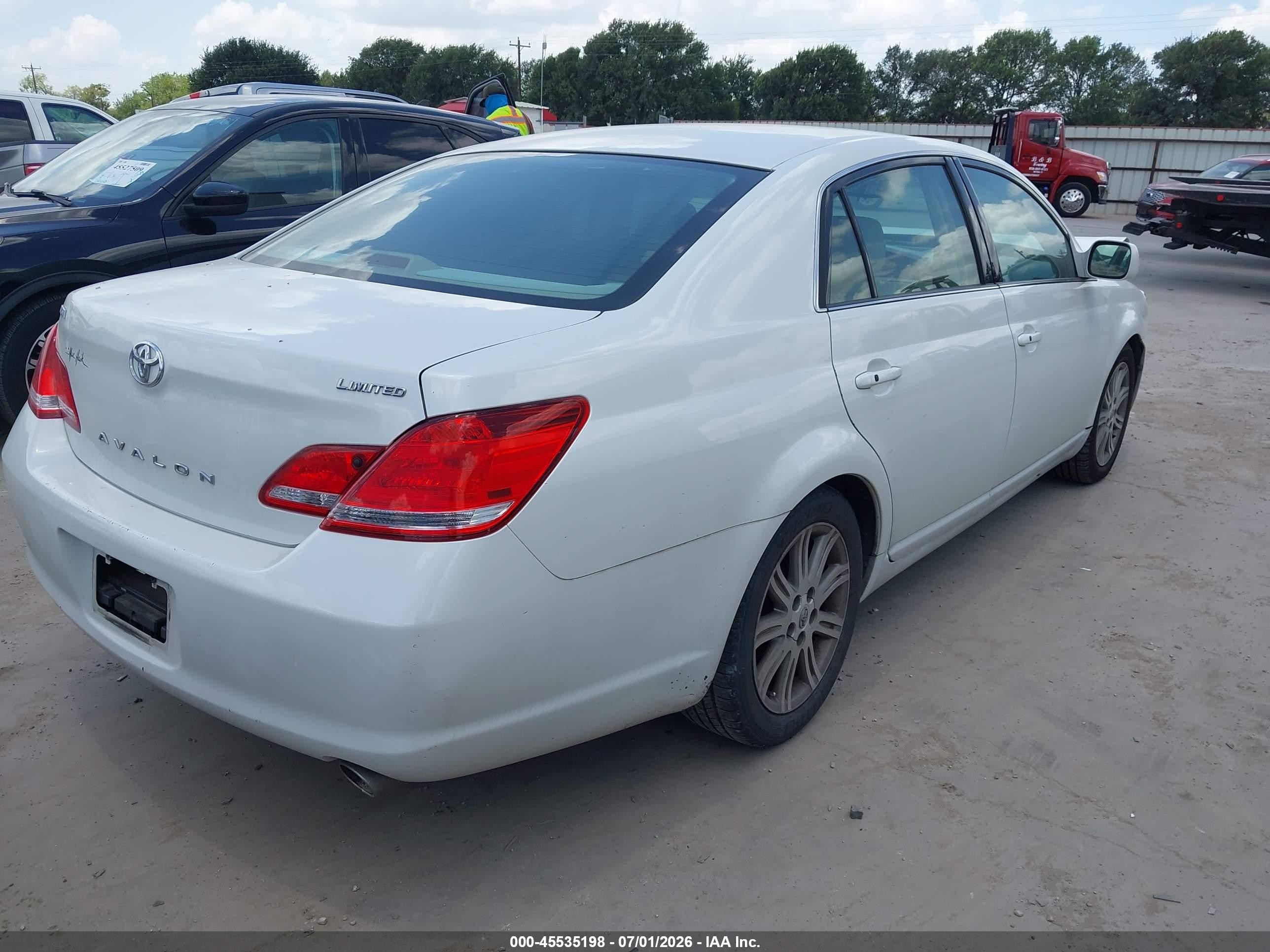 2006 Toyota Avalon Limited White vin: 4T1BK36B06U113392