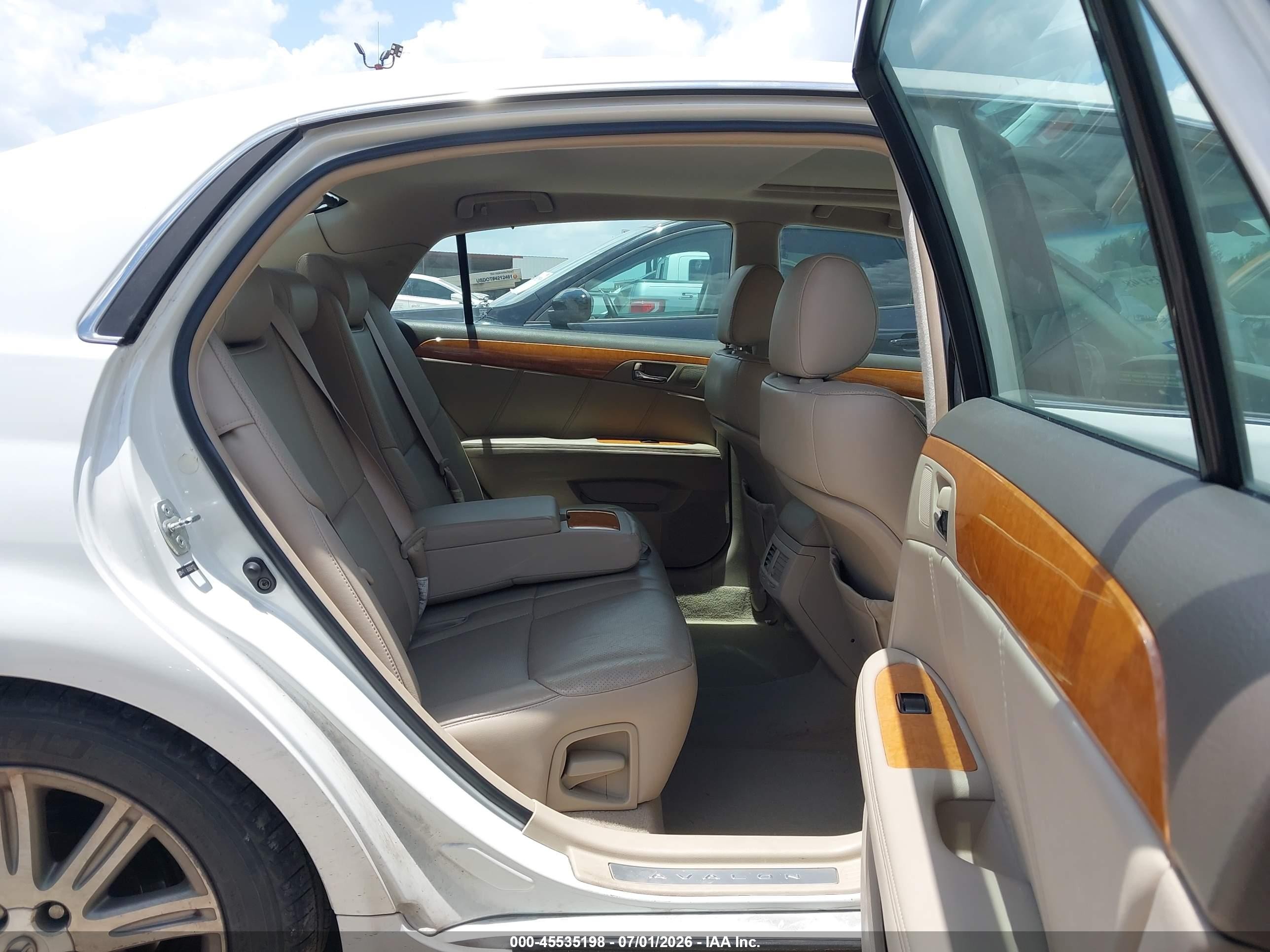 2006 Toyota Avalon Limited White vin: 4T1BK36B06U113392