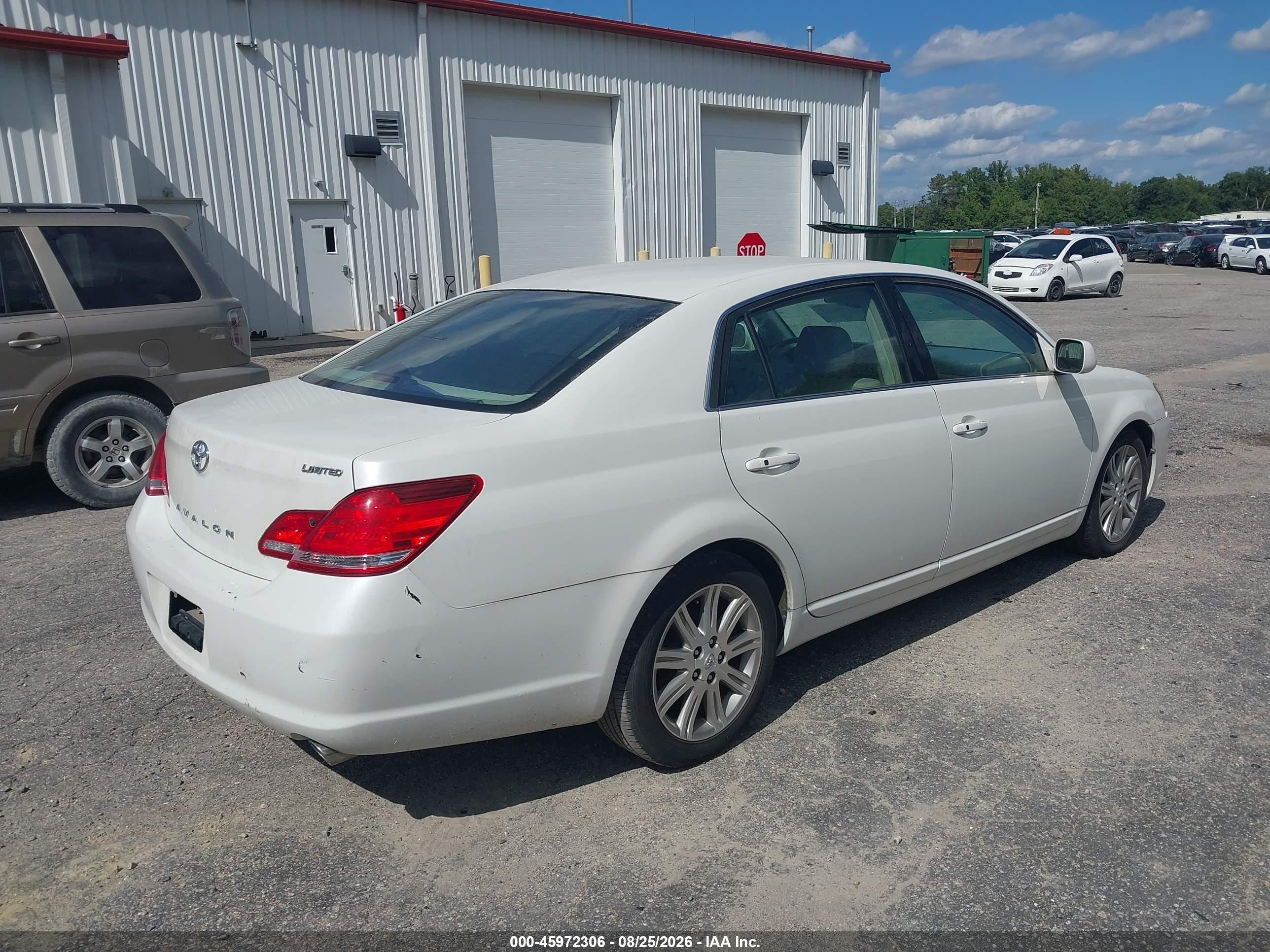 2006 Toyota Avalon Limited White vin: 4T1BK36B06U151852