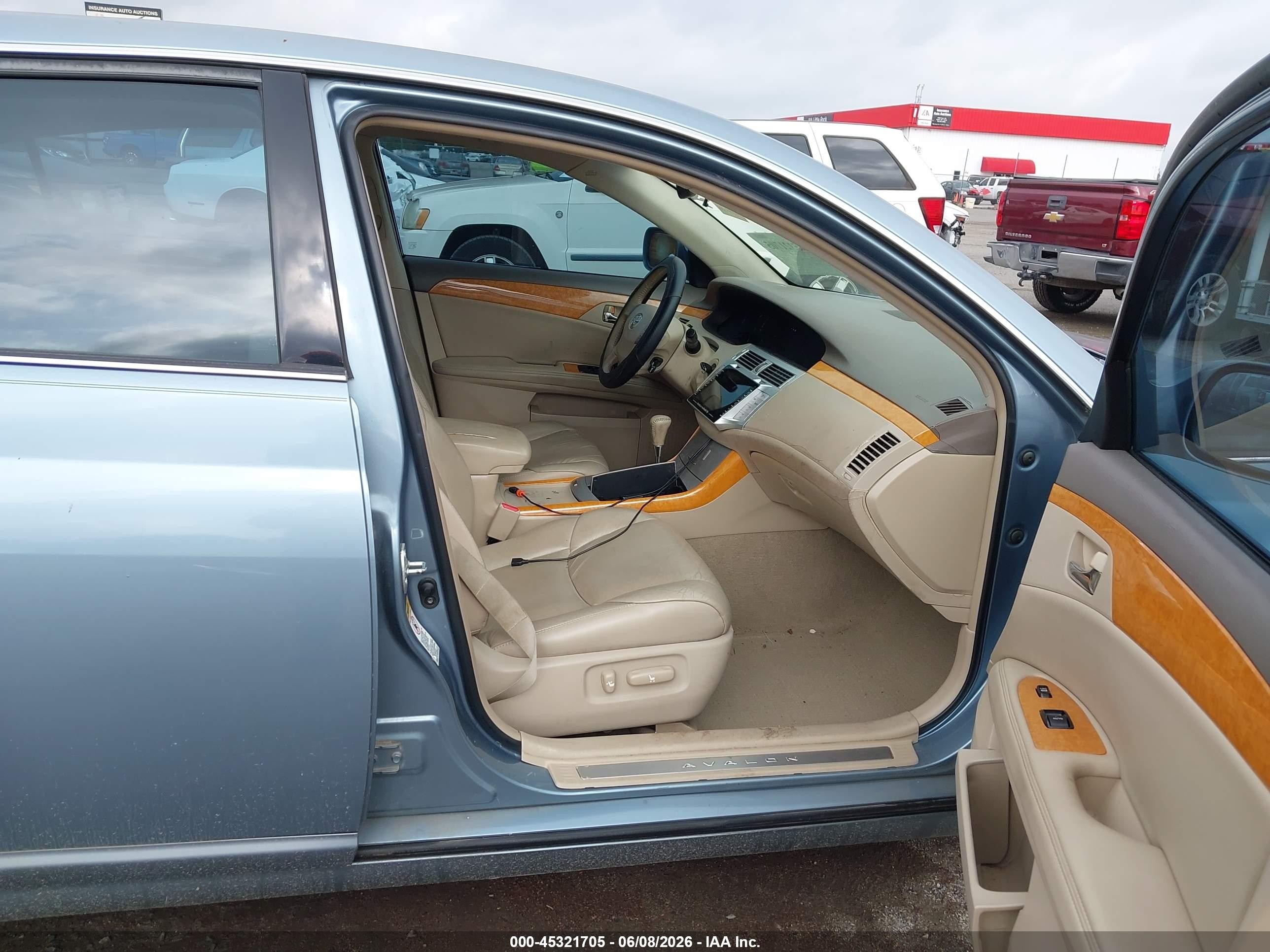 2007 Toyota Avalon Xls Light Blue vin: 4T1BK36B07U174615