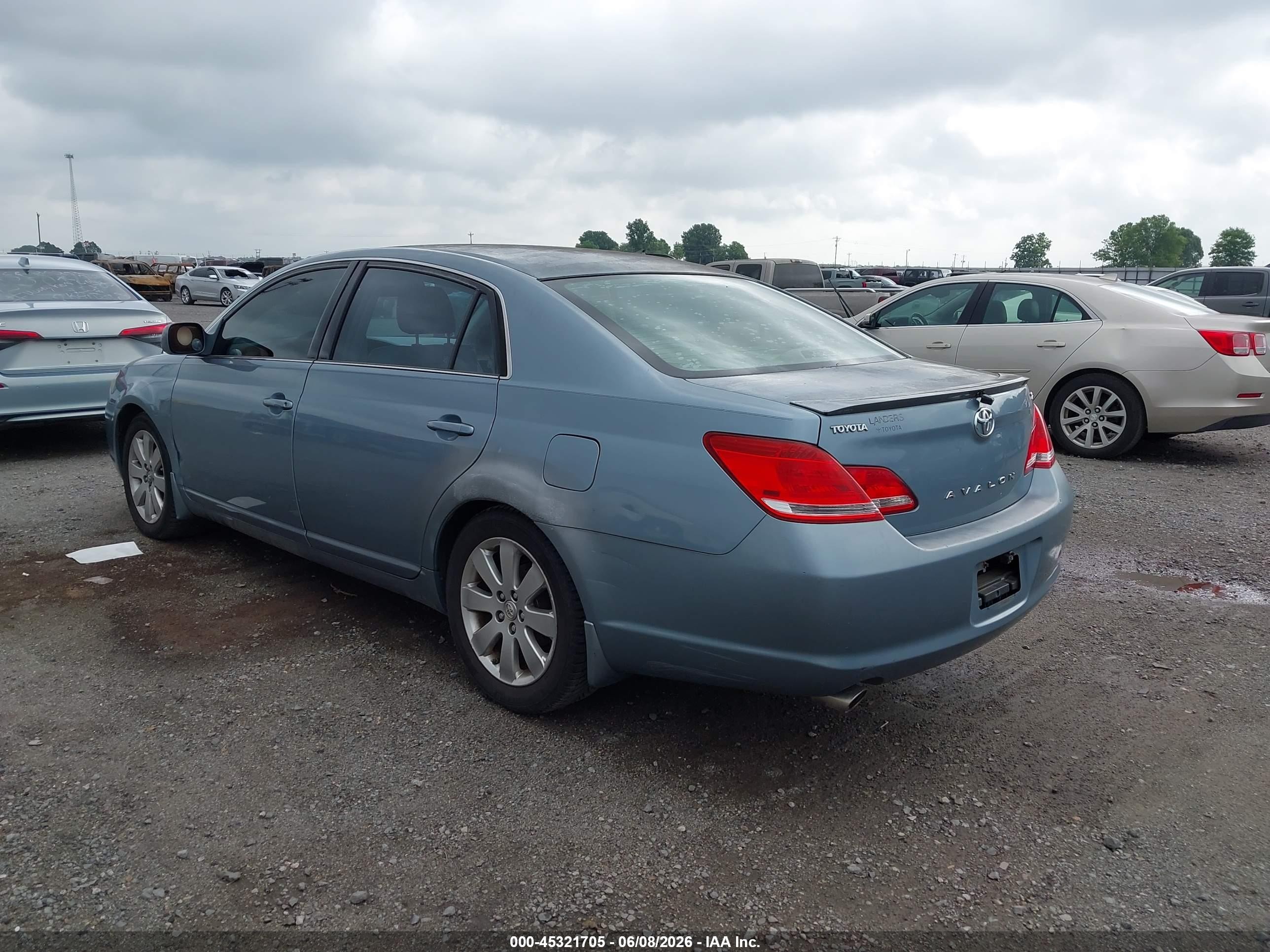 2007 Toyota Avalon Xls Light Blue vin: 4T1BK36B07U174615