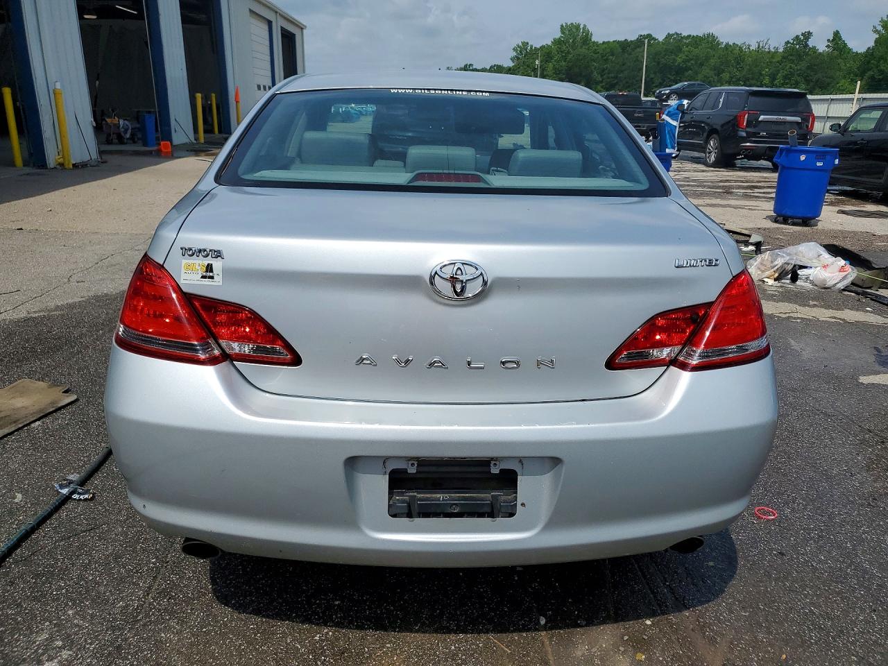 2007 Toyota Avalon Limited Серебряный vin: 4T1BK36B07U176929