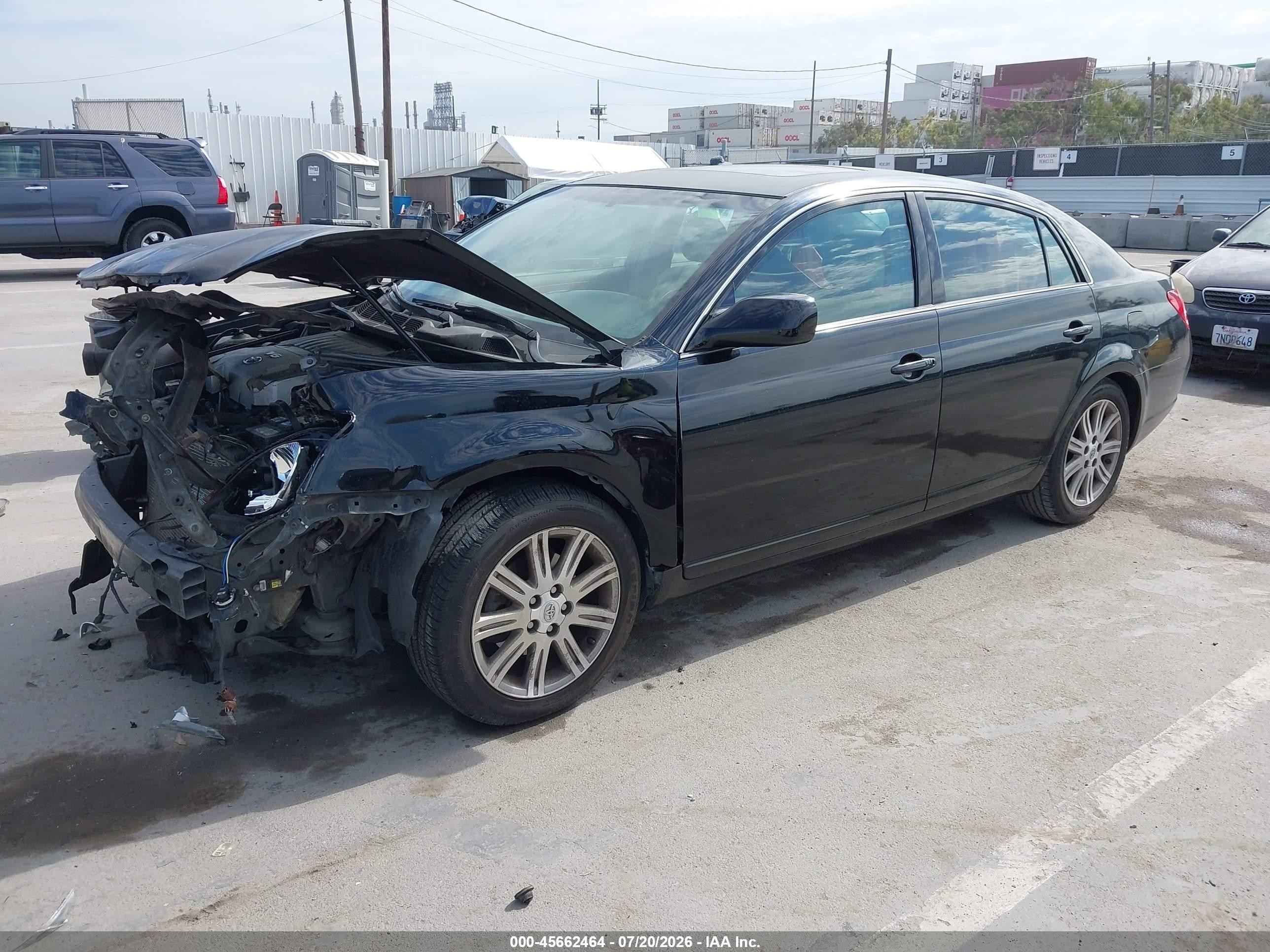2007 Toyota Avalon Limited Black vin: 4T1BK36B07U181225