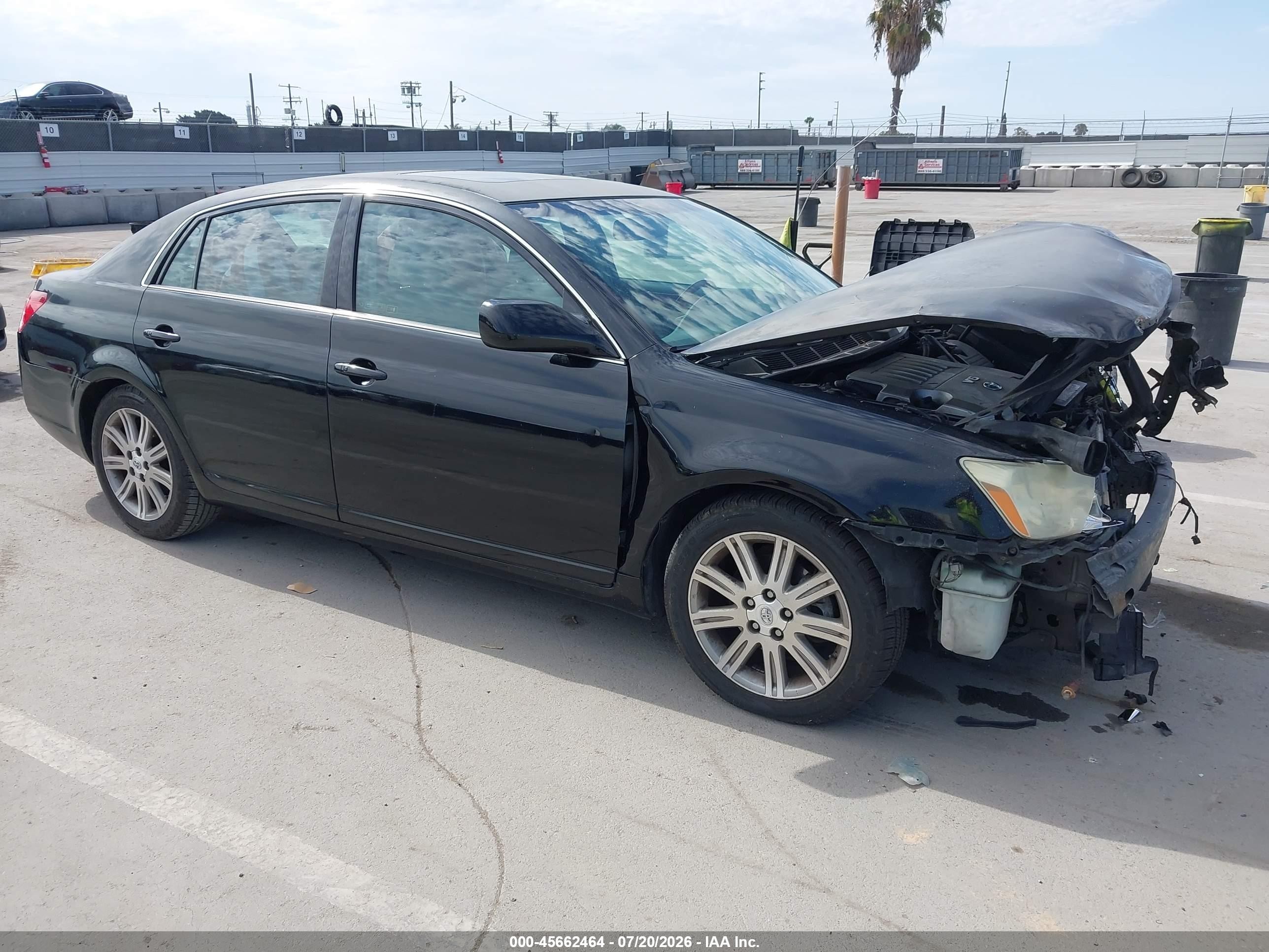 2007 Toyota Avalon Limited Black vin: 4T1BK36B07U181225