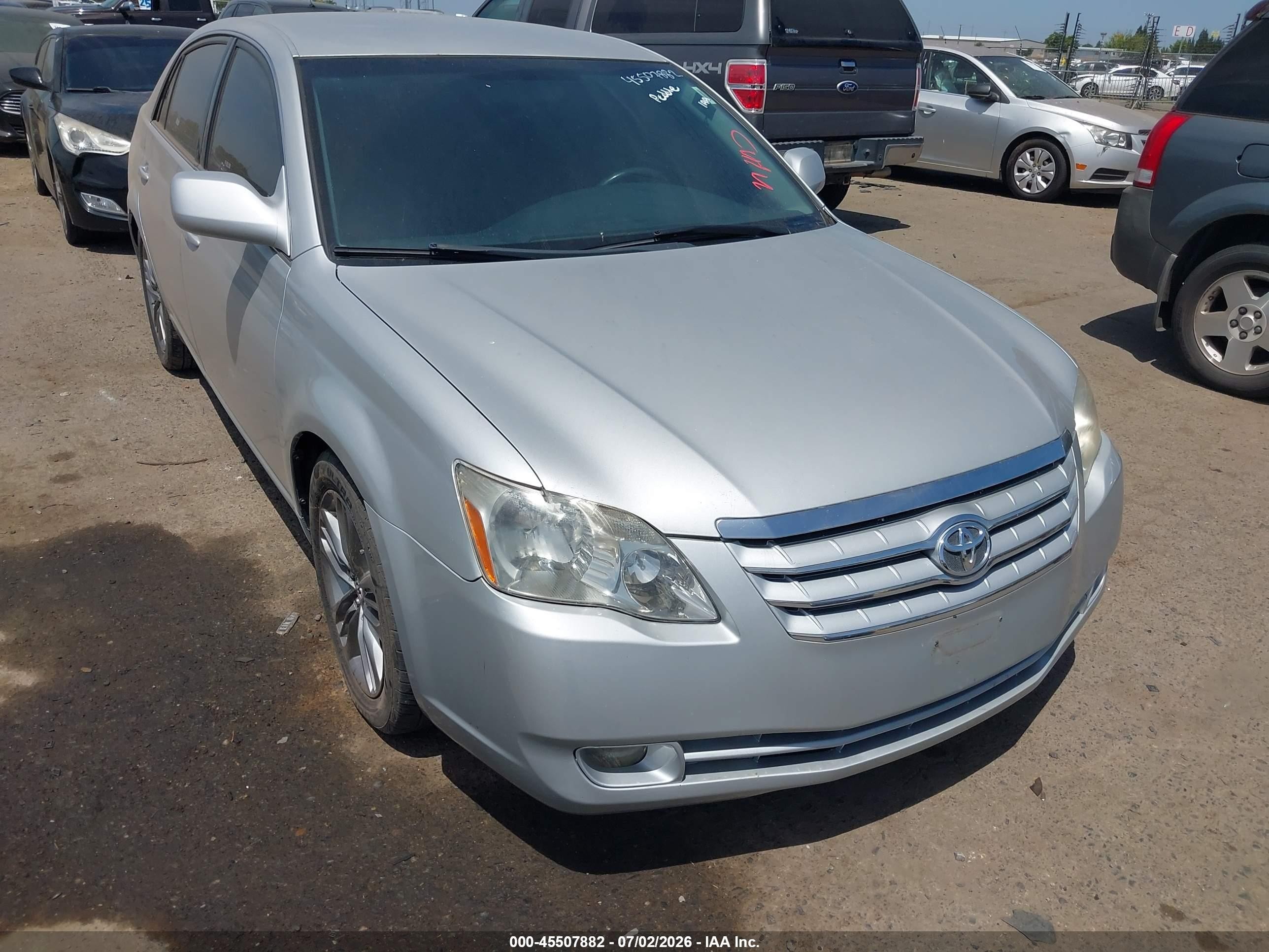 2007 Toyota Avalon Touring Серебряный vin: 4T1BK36B07U201697