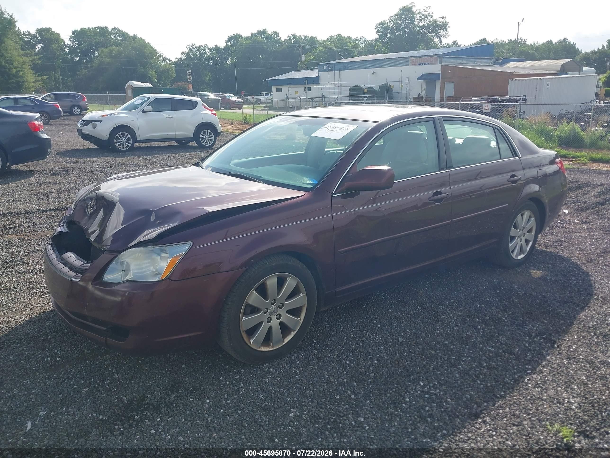 2007 Toyota Avalon Xls Burgundy vin: 4T1BK36B07U212554