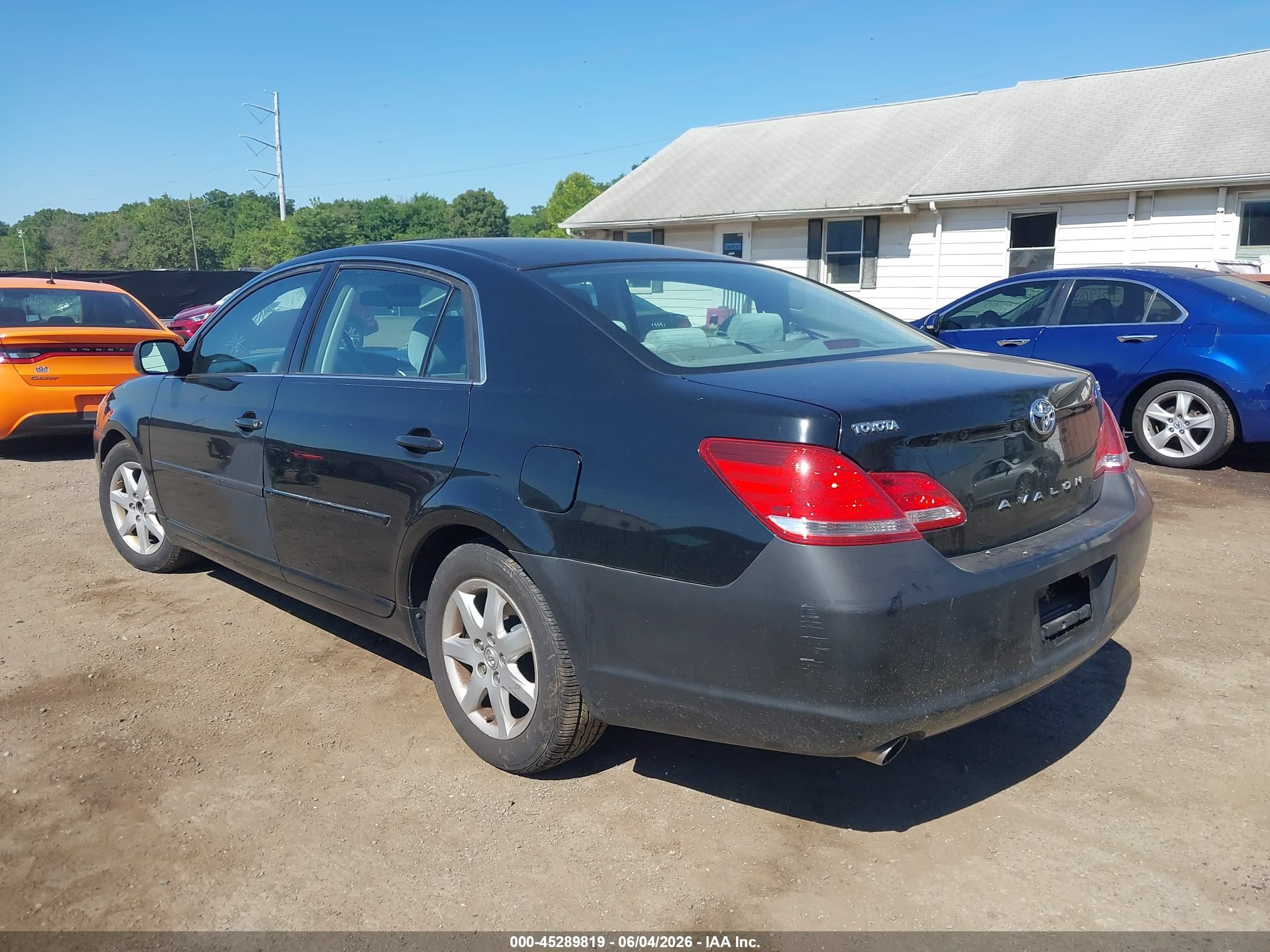 2007 Toyota Avalon Xl Black vin: 4T1BK36B07U221903